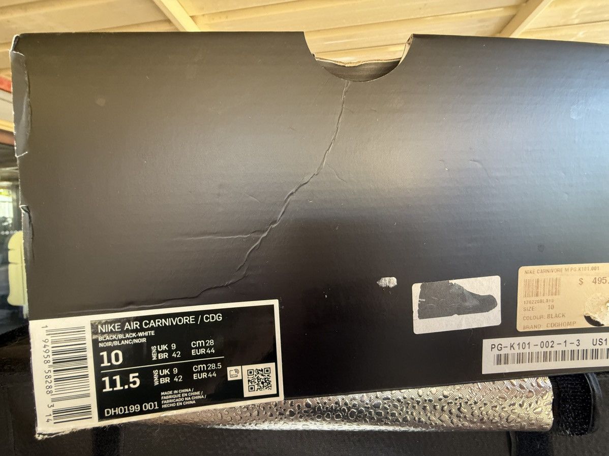 Nike NIKE AIR CARNIVORE /CDG Size US 10 / EU 43 - 12 Thumbnail