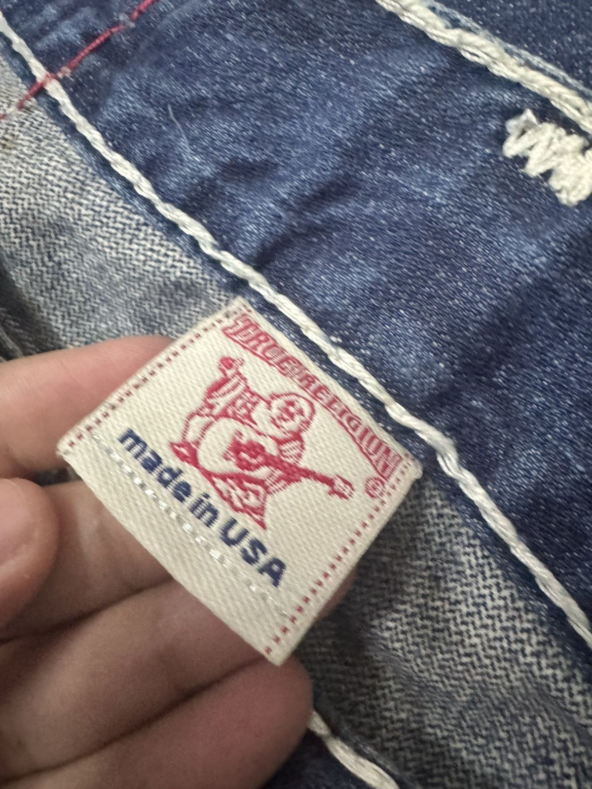 True Religion TRUE RELIGION JOEY SUPER T FLAP FLARE JEANS Size US 34 / EU 50 - 5 Thumbnail