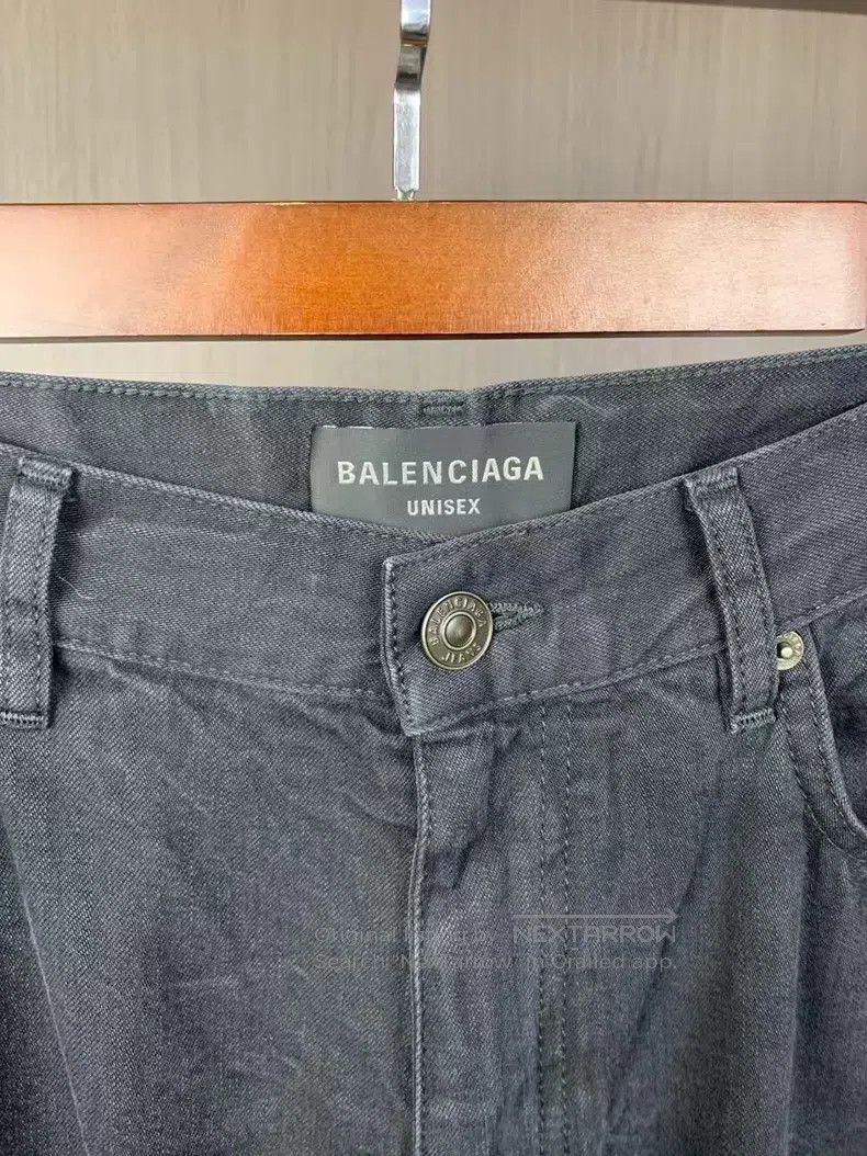 Balenciaga Balenciaga size M Flared Denim Pants Size US 27 - 3 Thumbnail