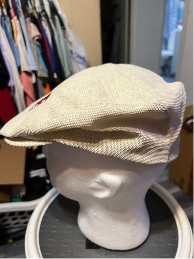 Vintage Men's NU-FIT Rutgers R Class of 1958 Beige Red Flat Cap Size ONE SIZE - 2 Thumbnail