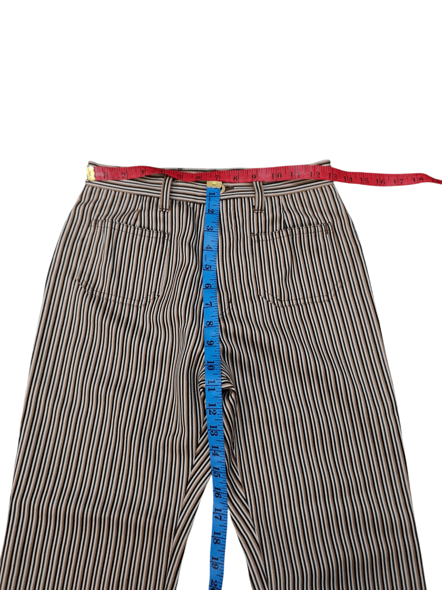 Hysteric Glamour Flare Pants Hysteric Glamour Striped Pants Bootcut 90s Size US 26 / EU 42 - 16 Thumbnail