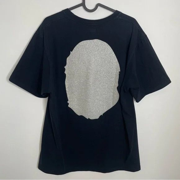 Bape Bape A Bathing Ape Big Ape Head Glitter Tee Black L Size US L / EU 52-54 / 3 - 2 Thumbnail