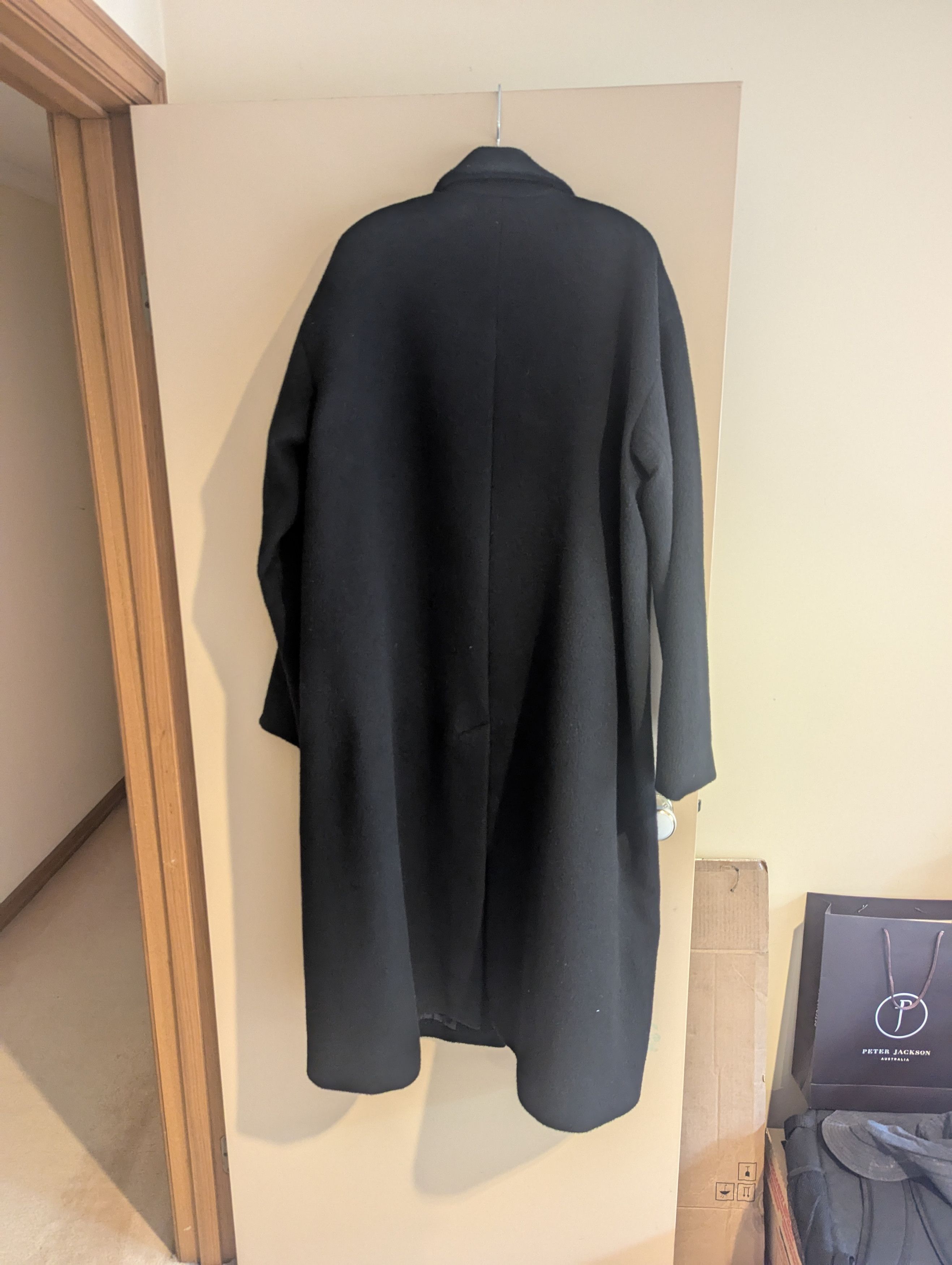Andrea Ya'aqov Long oversized wool cashmere blend coat Size US XL / EU 56 / 4 - 6 Thumbnail