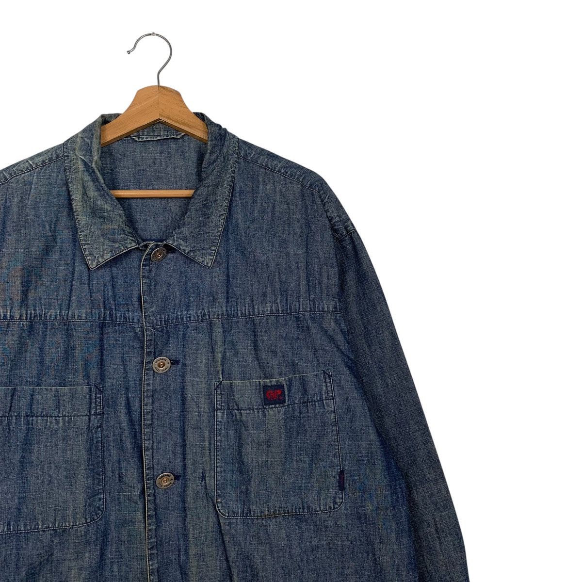 Japanese Brand Japanese Brand Papas Denim Jacket Size US XL / EU 56 / 4 - 5 Thumbnail