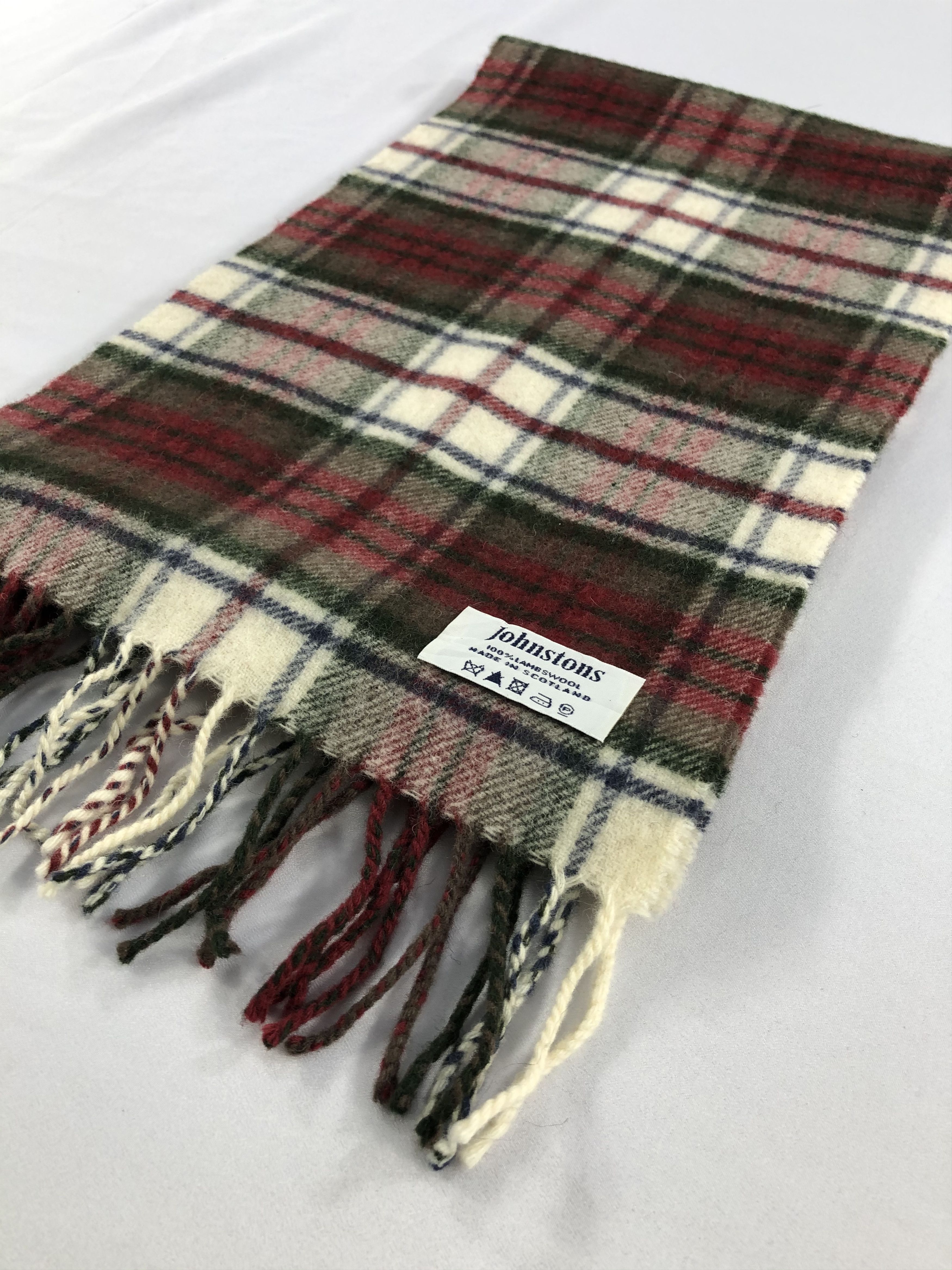 Johnstons Of Elgin Vintage Johnstons Scarf/Muffler/Neckwear MF1731 Size ONE SIZE - 3 Thumbnail