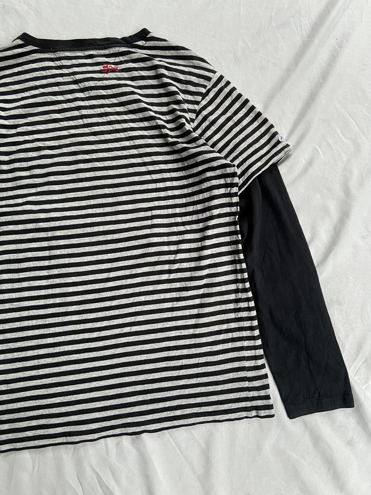 PPFM RUGGER BASIC HOUSE 3.J.R.6 STRIPED DOULE LAYER LONG SLEEVE Size US M / EU 48-50 / 2 - 17 Thumbnail