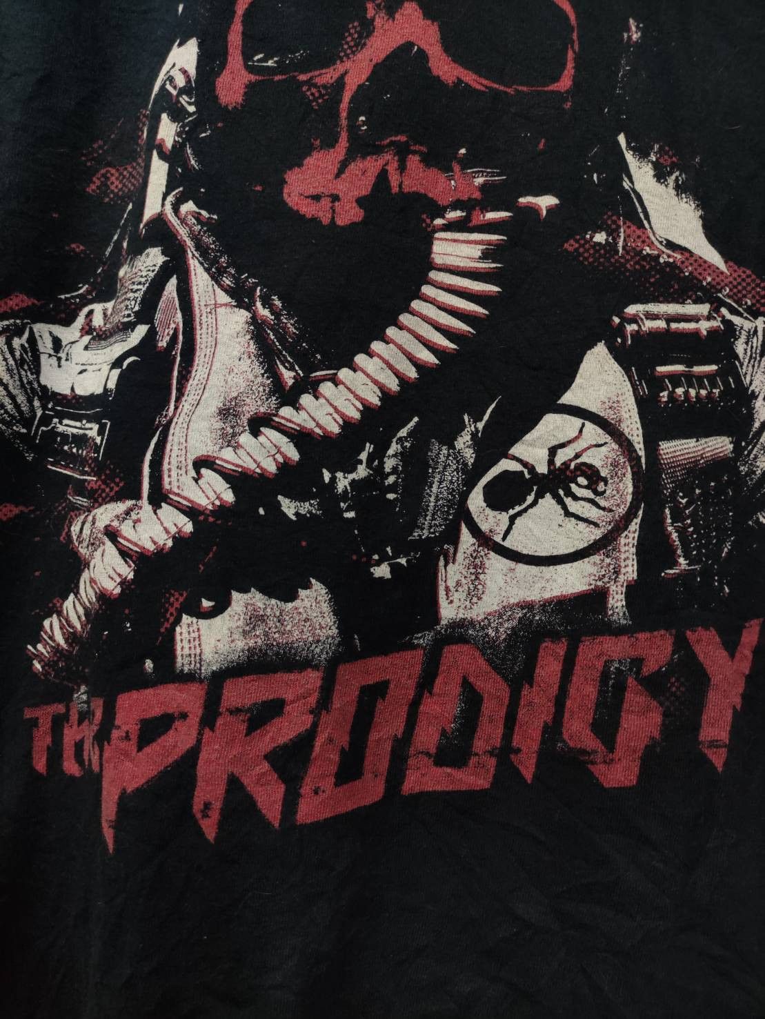 Band Tees Vtg The Prodigy Band " Jetfighter Skull " T-Shirt S Over M Size US M / EU 48-50 / 2 - 4 Thumbnail