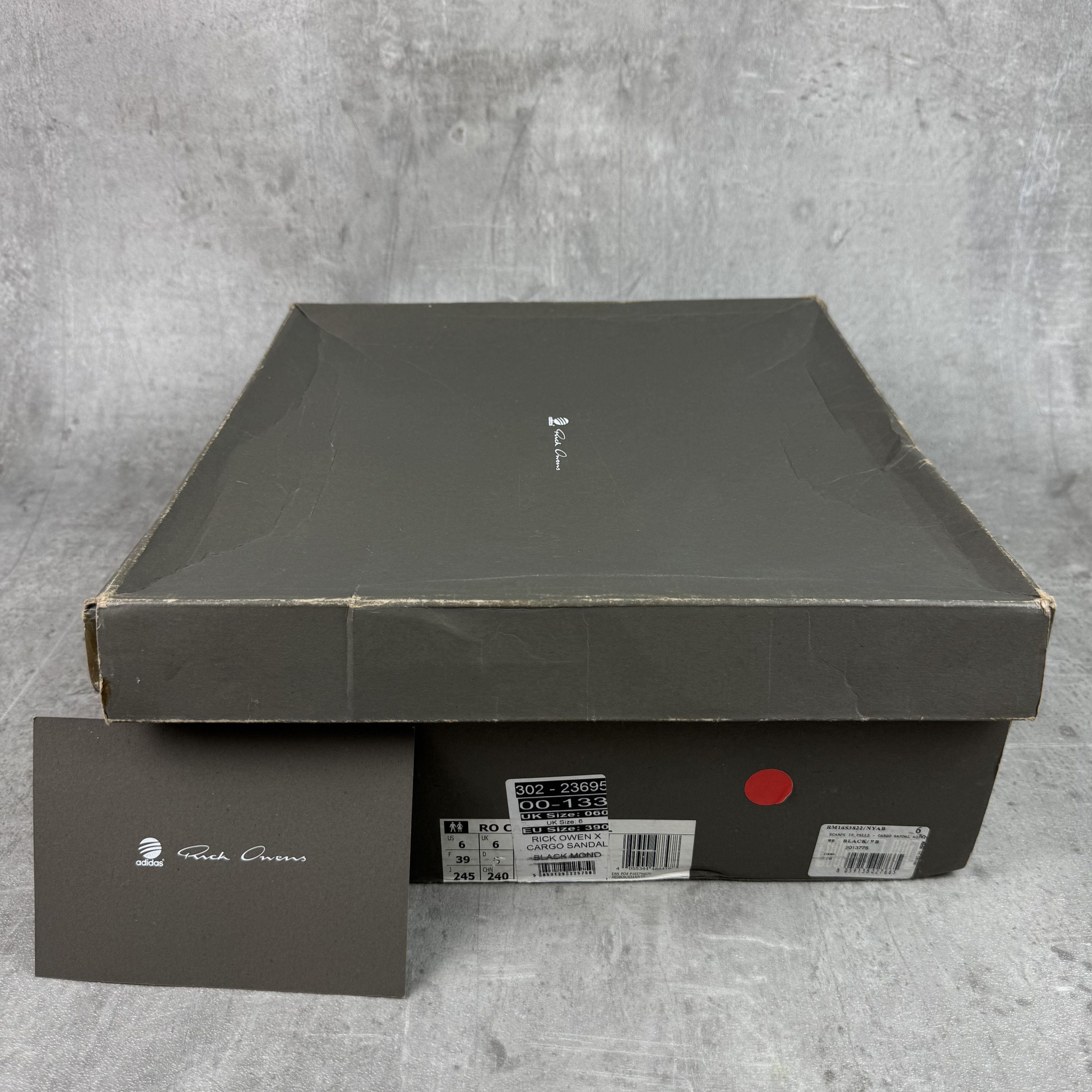 Adidas × Rick Owens RICK OWENS ADIDAS S/S 2016 Cyclops Cargo Sandals Size US 6 / EU 39 - 14 Thumbnail
