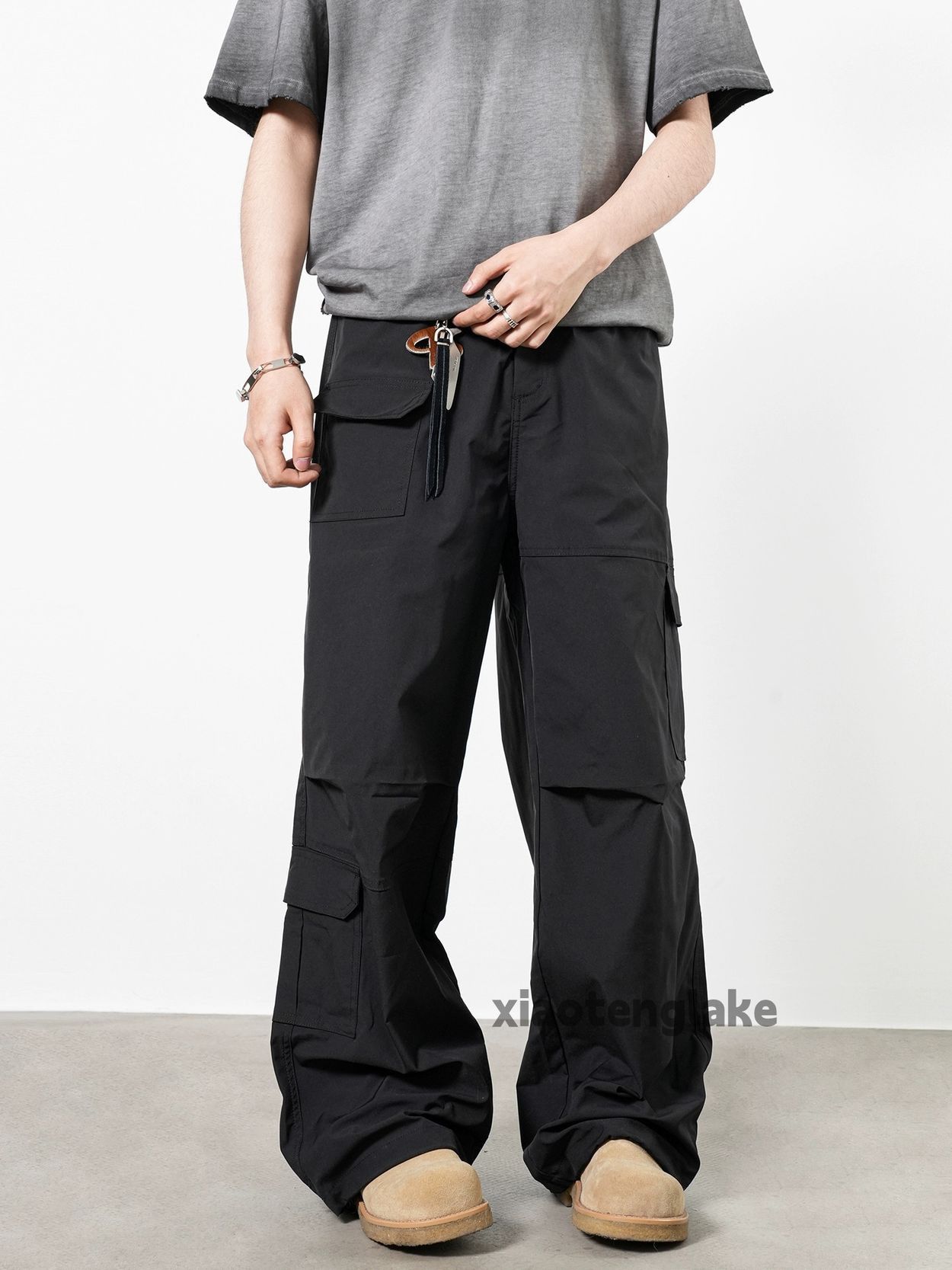 Designer × Vintage skate hiphop loose baggy military utility cargo pants Size US 34 / EU 50 - 2 Thumbnail