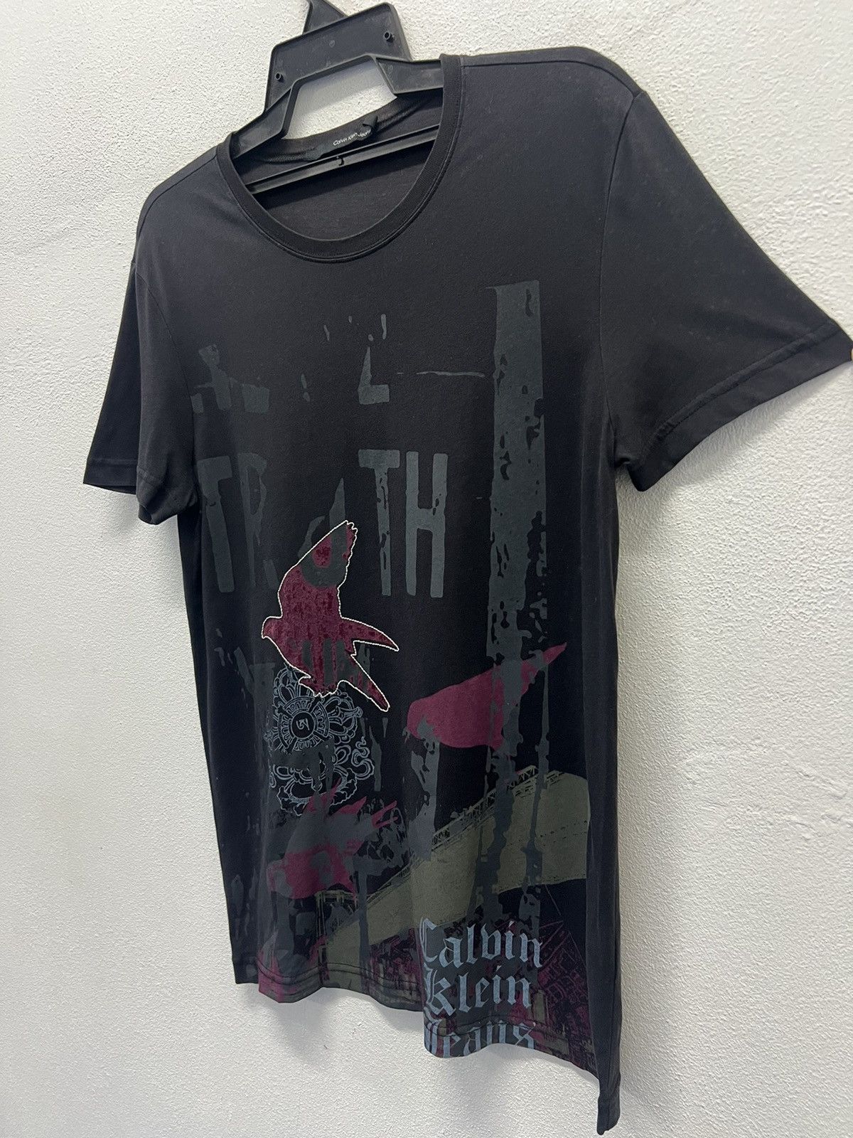 Calvin Klein × Vintage VINTAGE CALVIN KLEIN JEANS FULL PRINT SHIRT Size US L / EU 52-54 / 3 - 4 Thumbnail