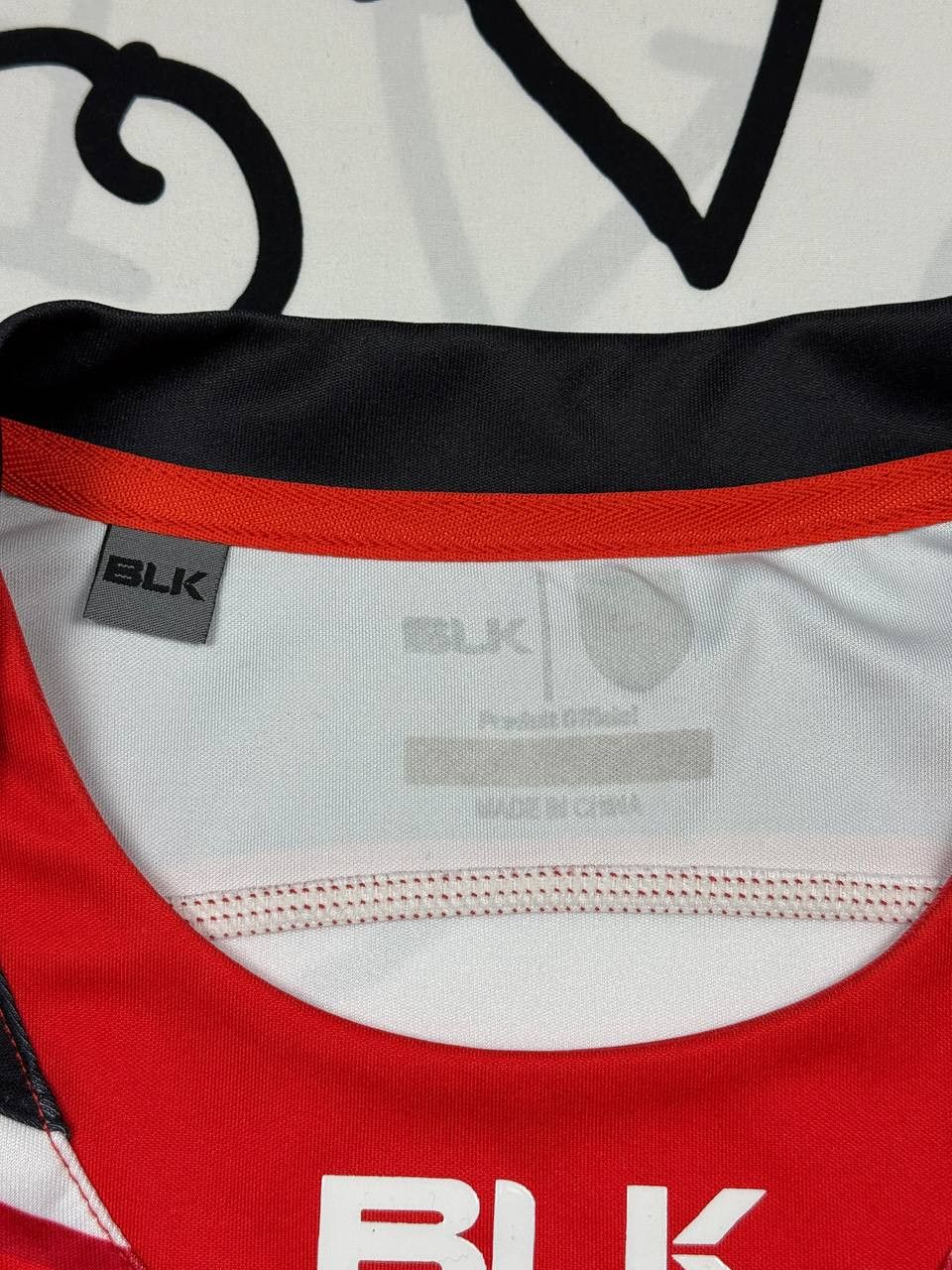 Other BLK Maillot rugby Stade Touluosain Toulouse home Jersey Size US M / EU 48-50 / 2 - 7 Thumbnail
