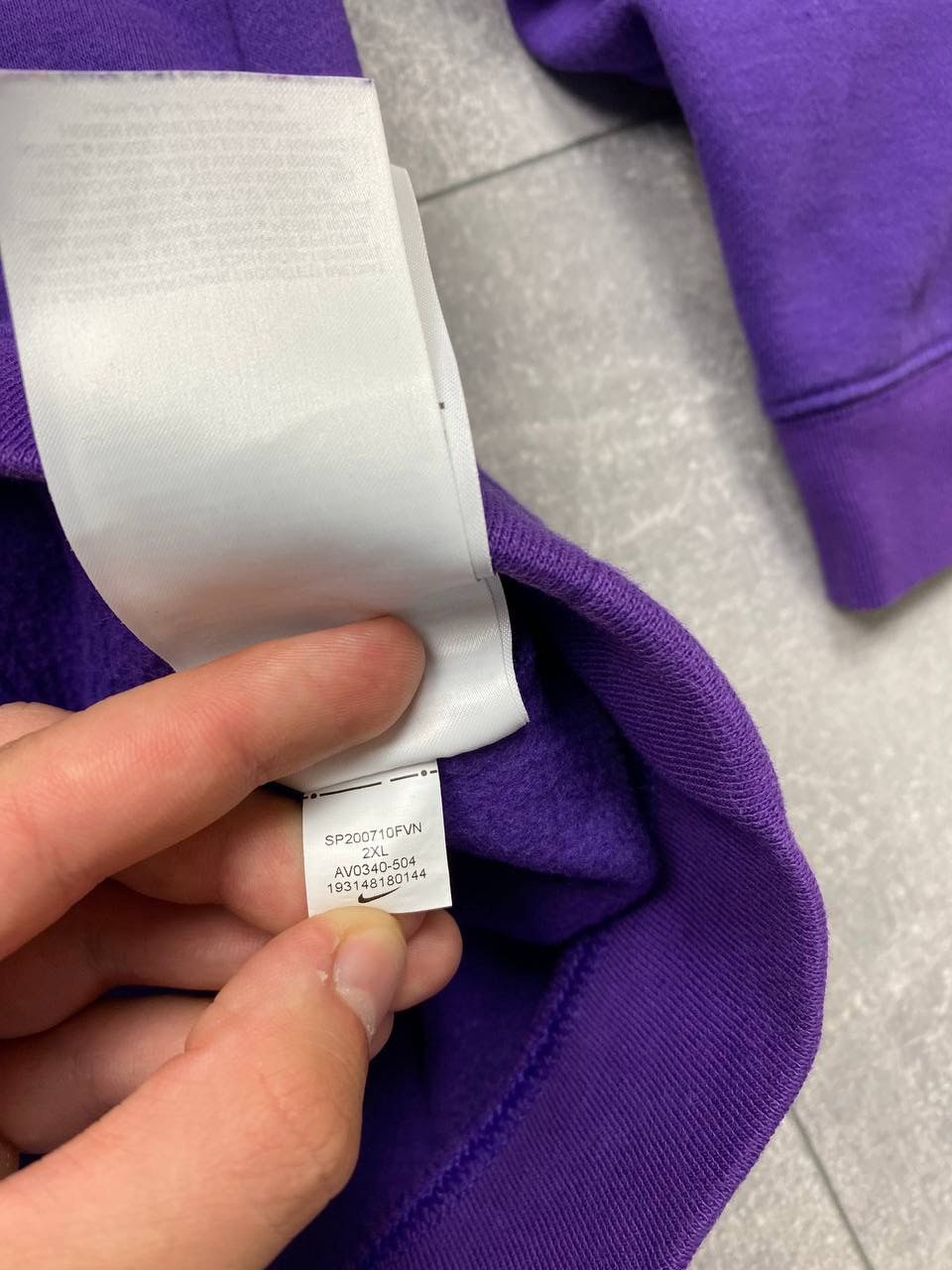 NBA Los Angeles Lakers Nike Hoodie Size US XXL / EU 58 / 5 - 7 Thumbnail