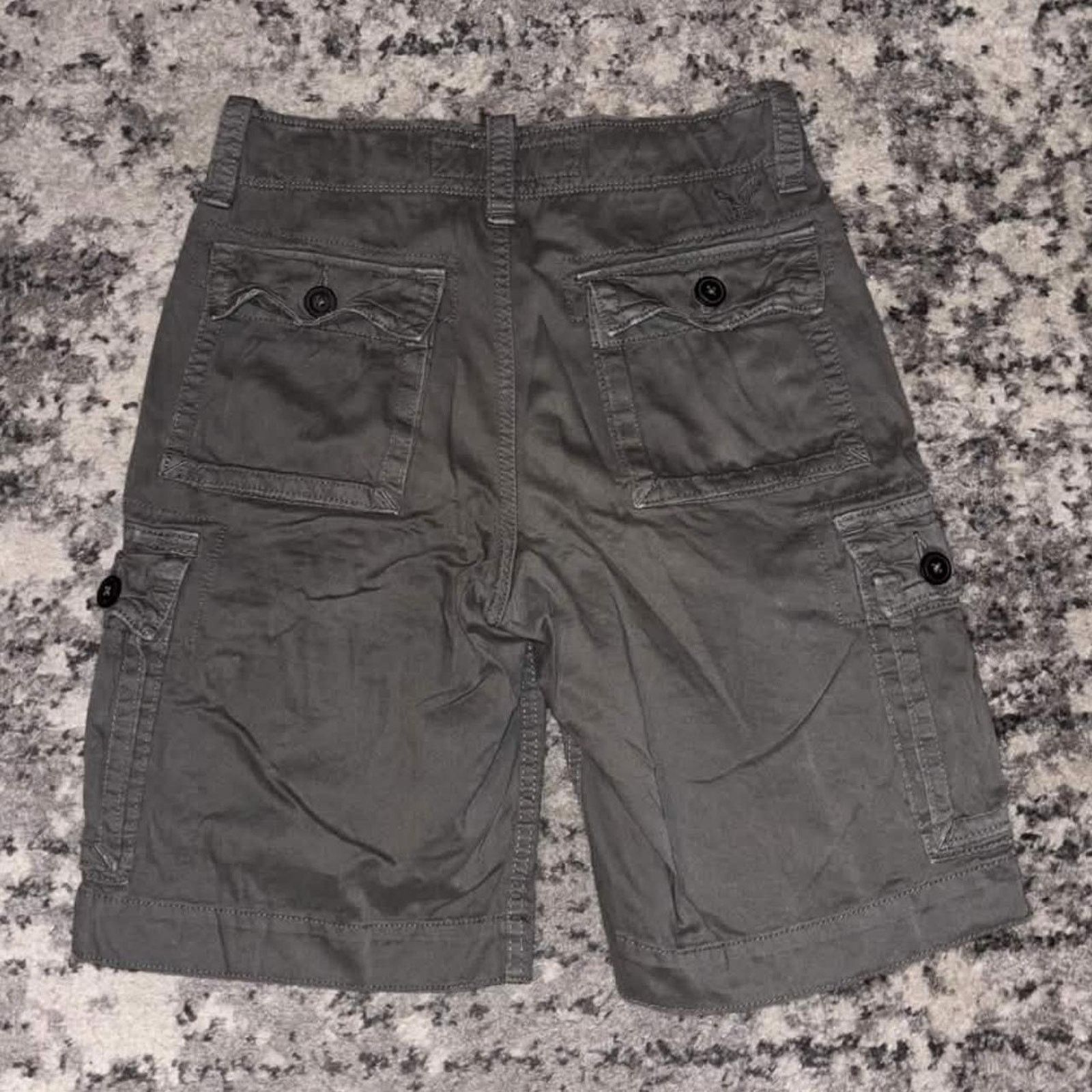 American Eagle Outfitters Y2K American Eagle Tactical Cargo Shorts Size US 28 / EU 44 - 2 Thumbnail