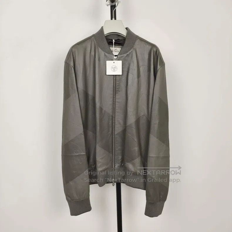 Hermes Hermes Leather Jacket Size US L / EU 52-54 / 3 - 1 Thumbnail