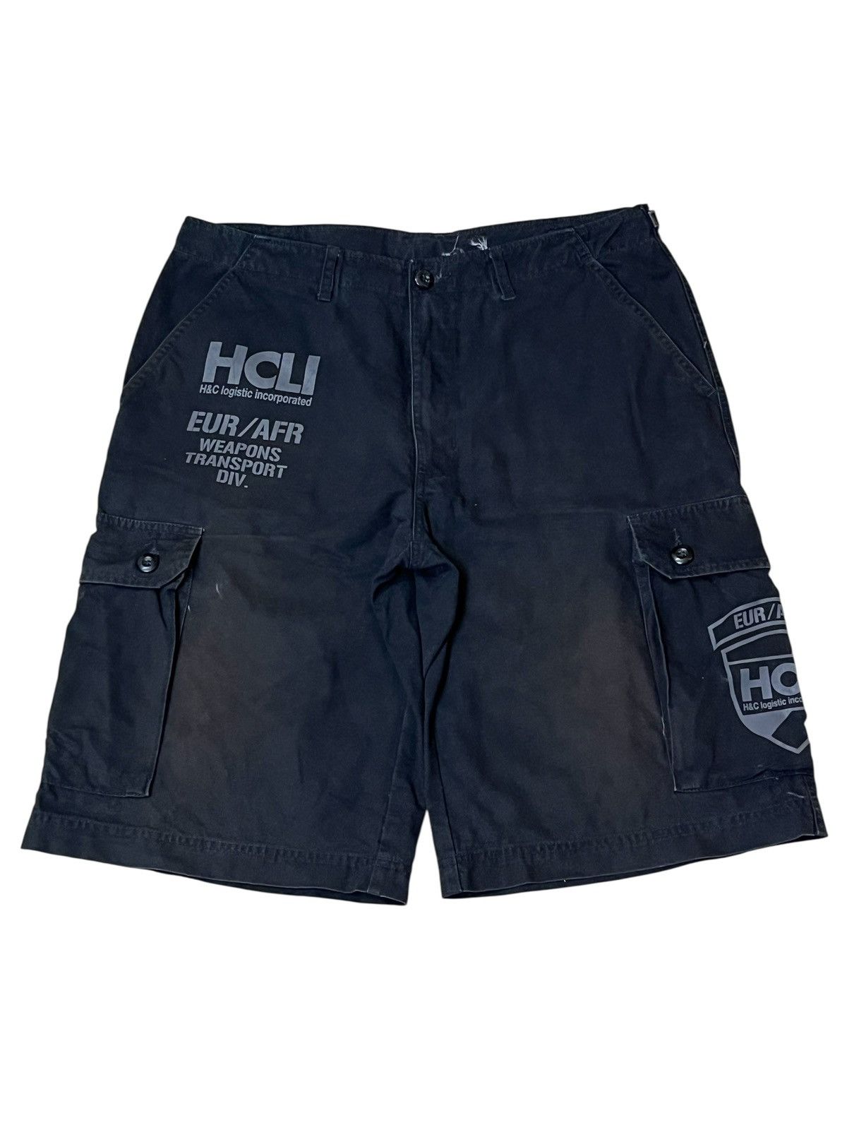 Anime Limited🔥Anime JORMUNGAND HCLI sunfaded cargo short pants Size US 36 / EU 52 - 2 Thumbnail