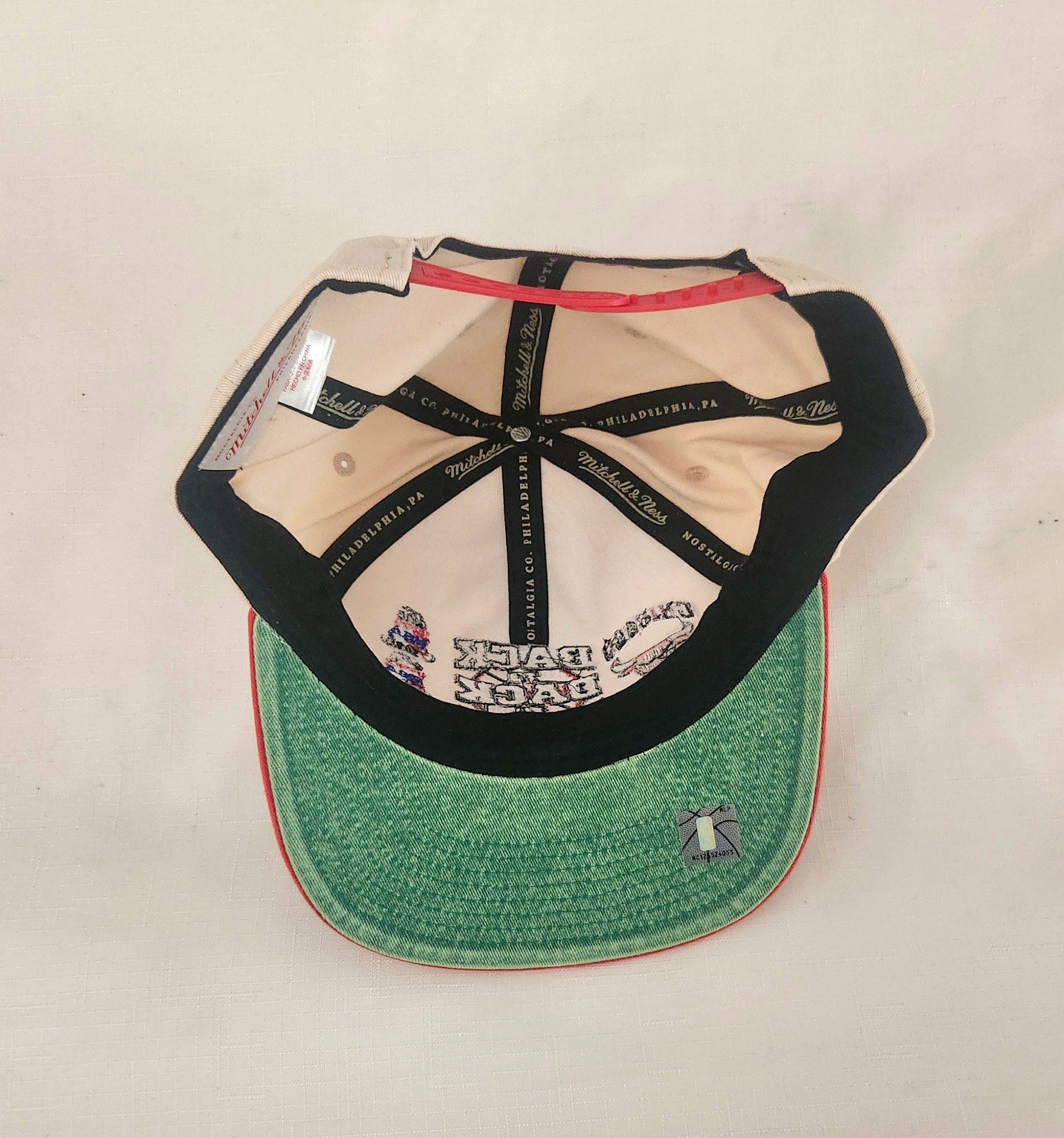 Mitchell & Ness Mitchell & Ness Chicago Bulls Back To Back 91-93 Champs Size ONE SIZE - 6 Thumbnail