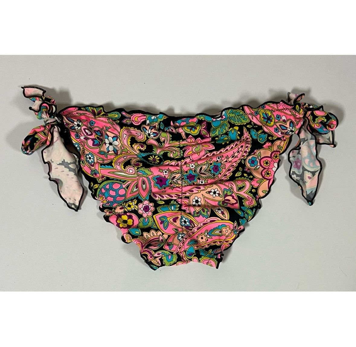 Victoria's Secret Victoria’s Secret Paisley Ruched Bikini Bottoms Size S 🩷✨ Size ONE SIZE - 3 Thumbnail