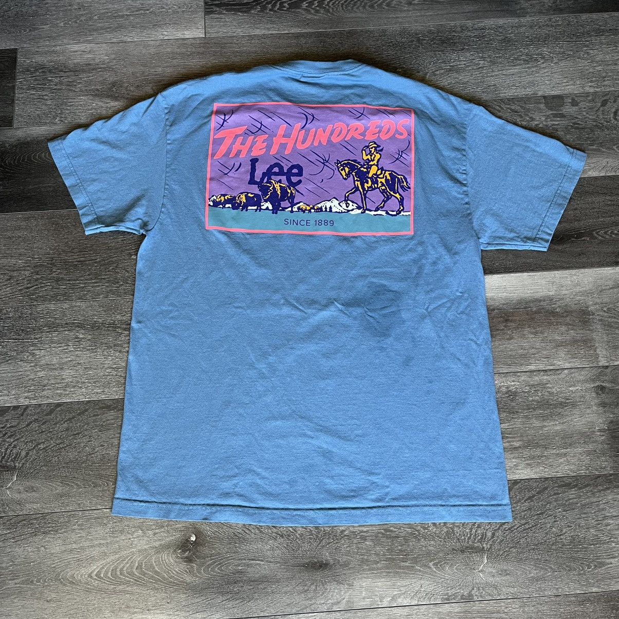 The Hundreds The Hundreds x Lee Jeans Storm Rider Blue Graphic Logo Tee Size US XL / EU 56 / 4 - 3 Thumbnail