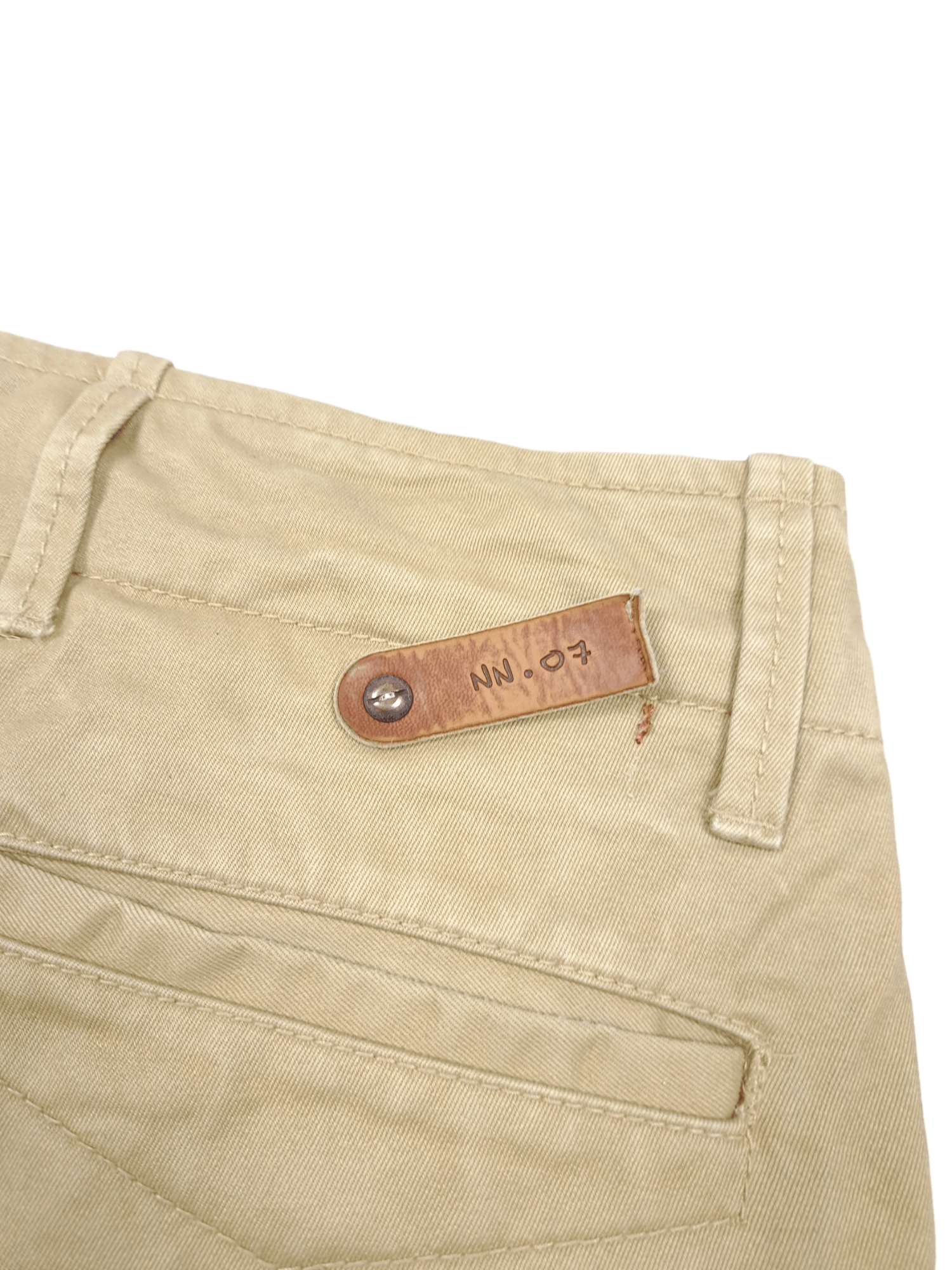 Designer × NN07 💎 NN07 Simon 31/32 Tapered Beige Trousers Size US 31 - 4 Thumbnail