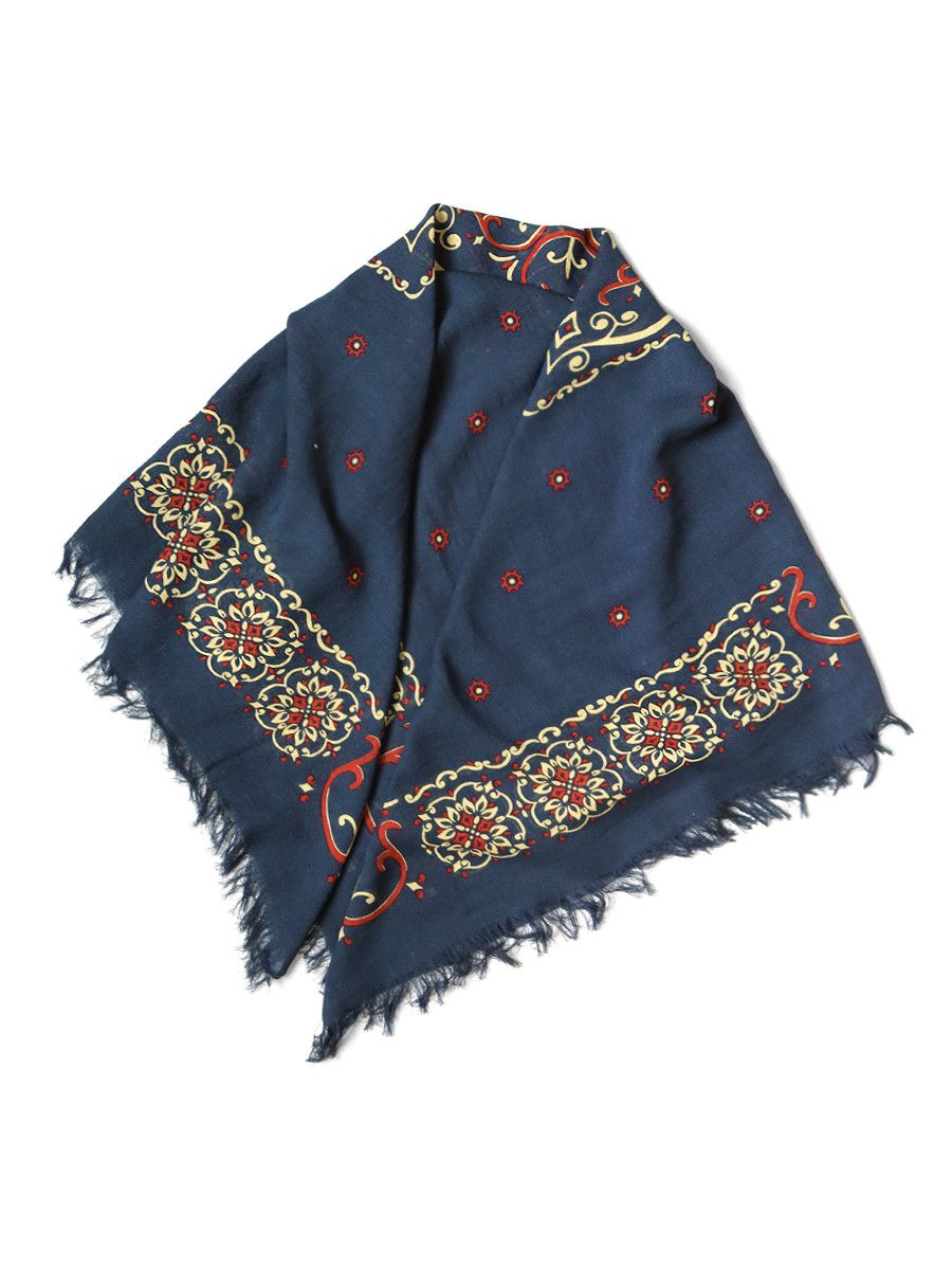 Kapital kapital Hemp Rayon Fringe Scarf Habanaja Size ONE SIZE - 2 Thumbnail