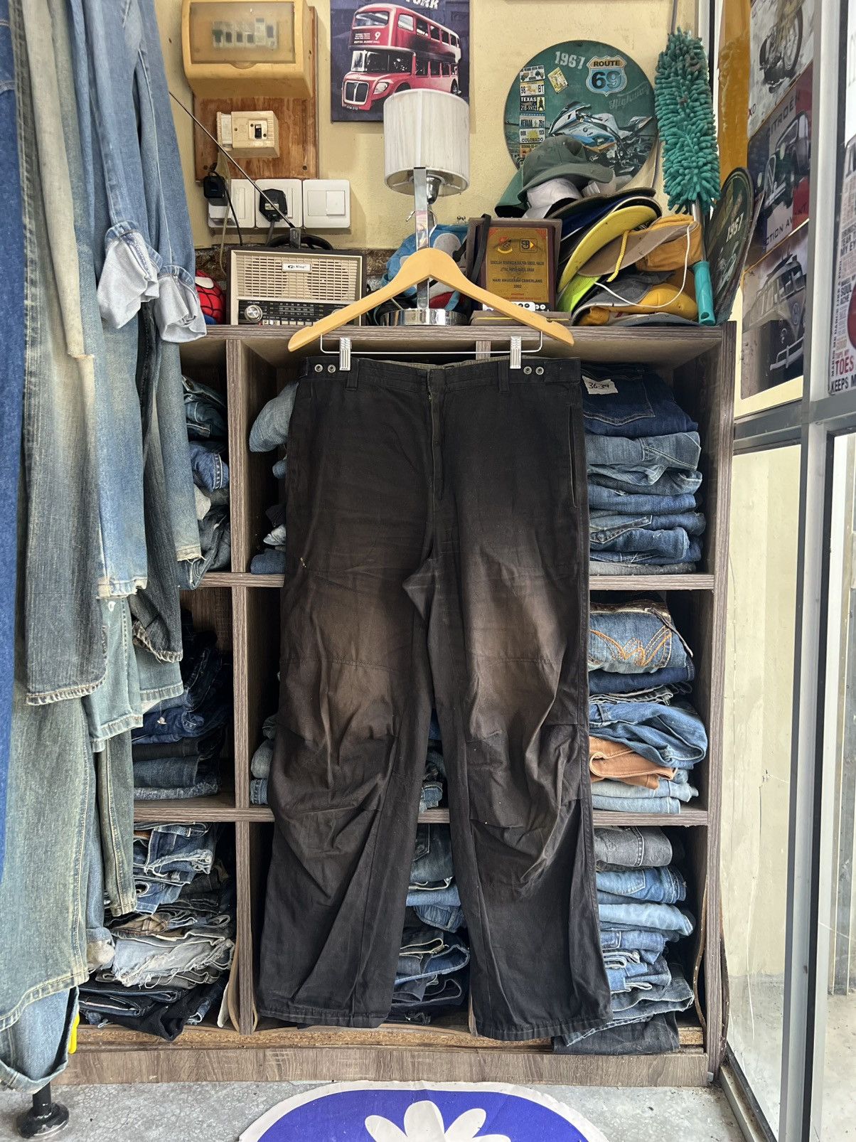 Airwalk 🔥Rare Sun Faded Airwalk Oblique Pocket Pant Size US 35 - 3 Thumbnail