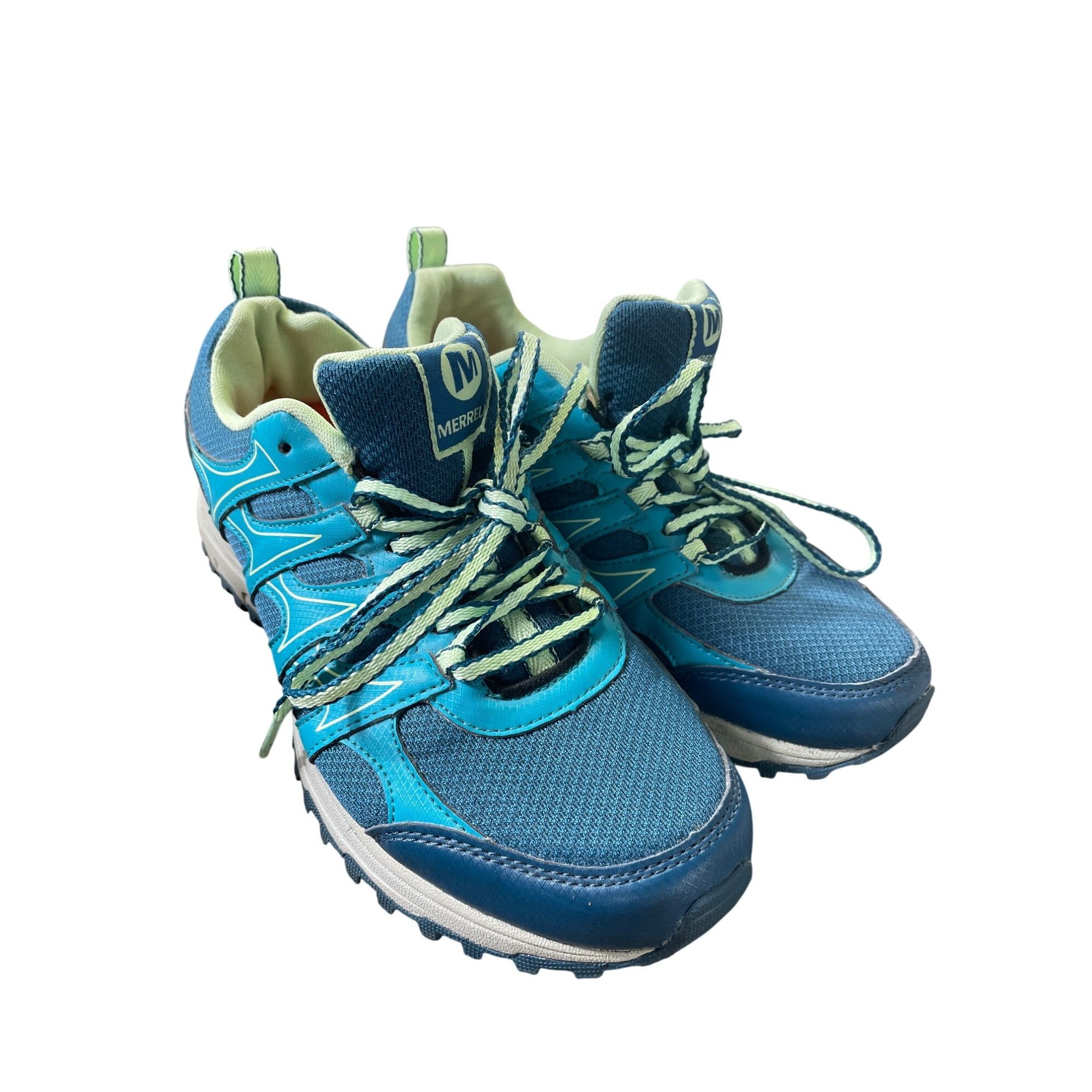 Merrell Merrell Womens Blue Green Trail Running Shoes Sneakers size Size US 8.5 / EU 41-42 - 15 Thumbnail