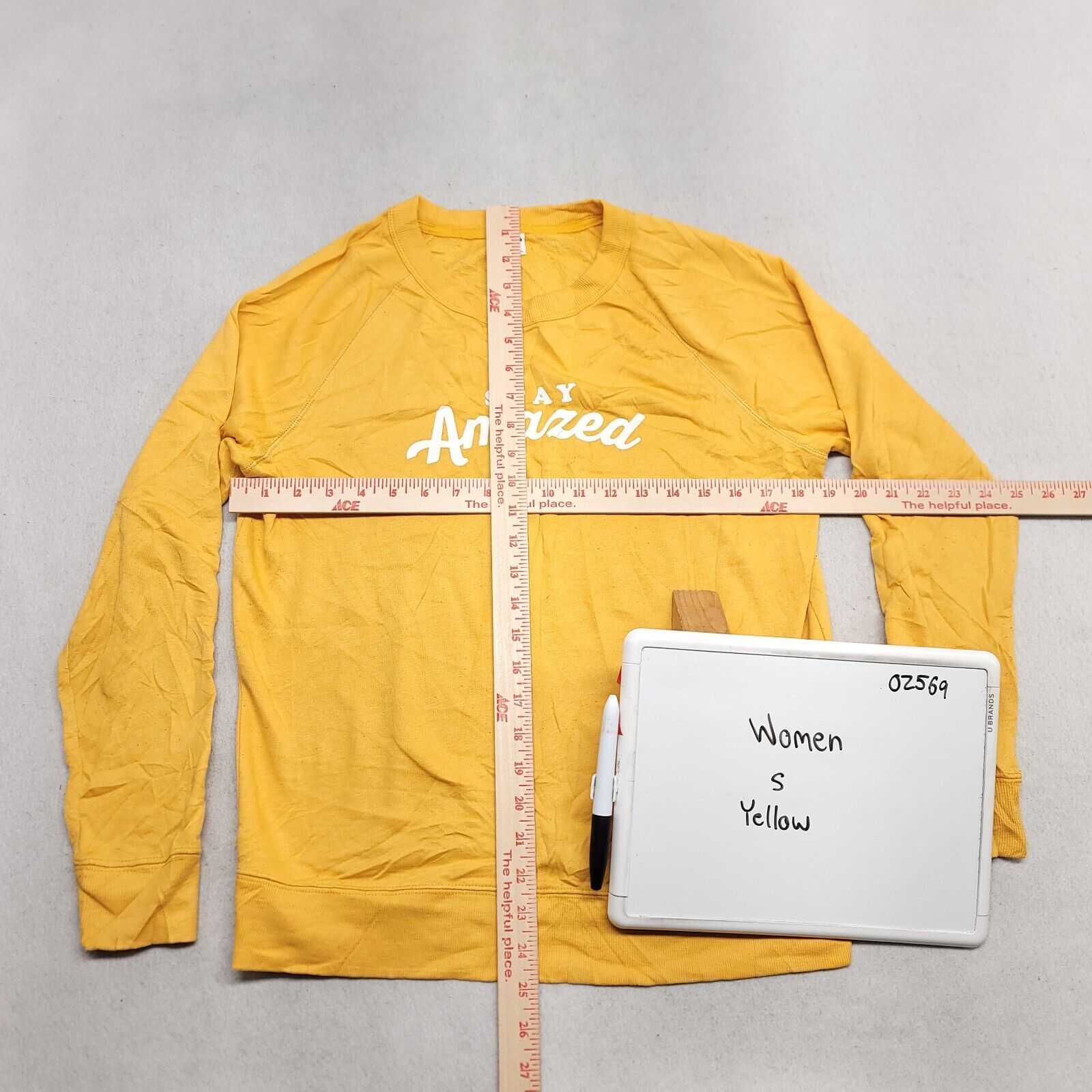 Old Navy Old Navy Casual Pullover T Shirt Womens Size Small S Yellow Size S / US 4 / IT 40 - 7 Thumbnail