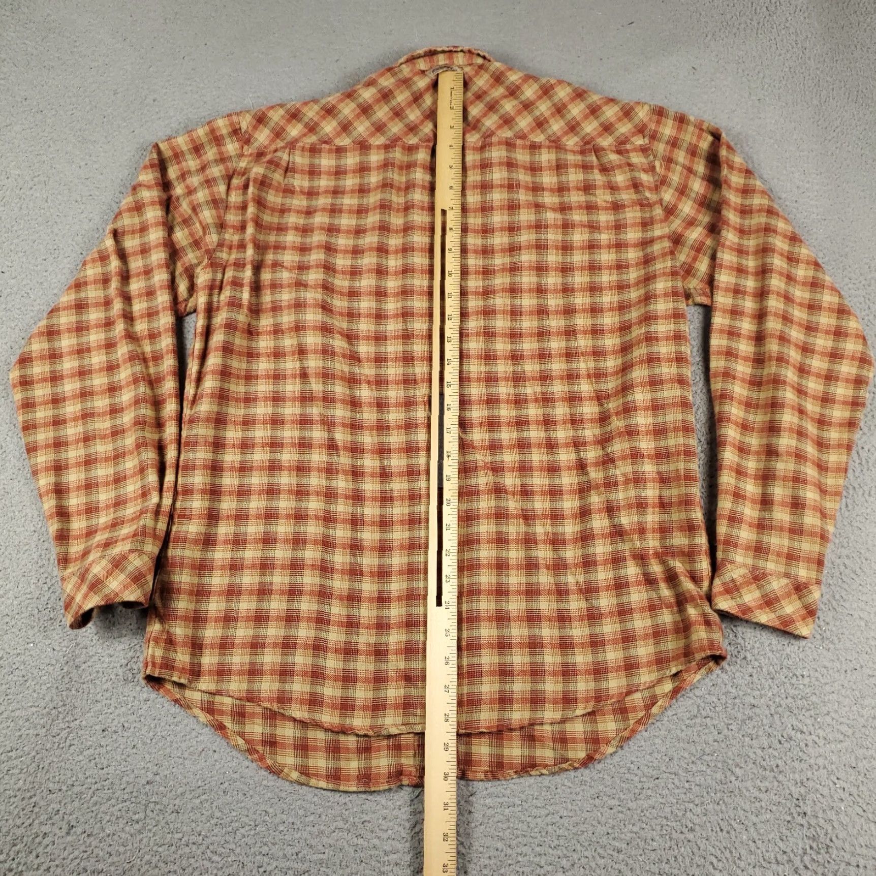 ExOfficio ExOfficio Shirt Mens M Red Plaid Outdoors Button Up Long Sleeve Size US M / EU 48-50 / 2 - 3 Thumbnail