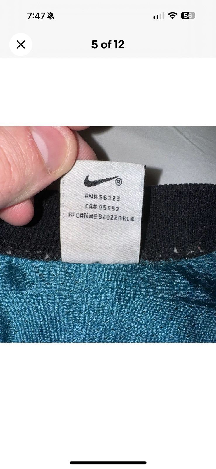 Nike Nike Pro Line Mark Brunell Jaguars Jags Sewn NFL Jersey 2XL Size US XXL / EU 58 / 5 - 5 Thumbnail