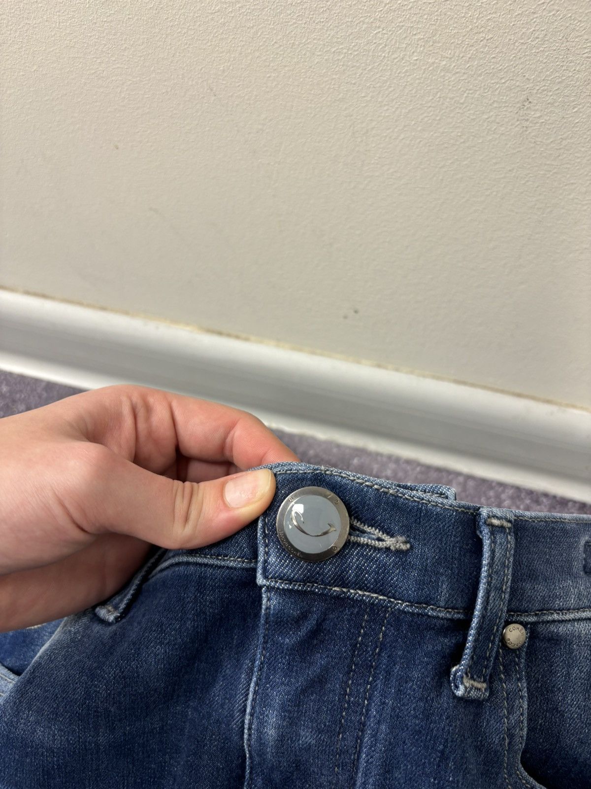 Jacob Cohen Jacob Cohen Women’s Italian Premium Blue Tapered Denim Jeans Size 25" / US 0 / IT 36 - 6 Thumbnail
