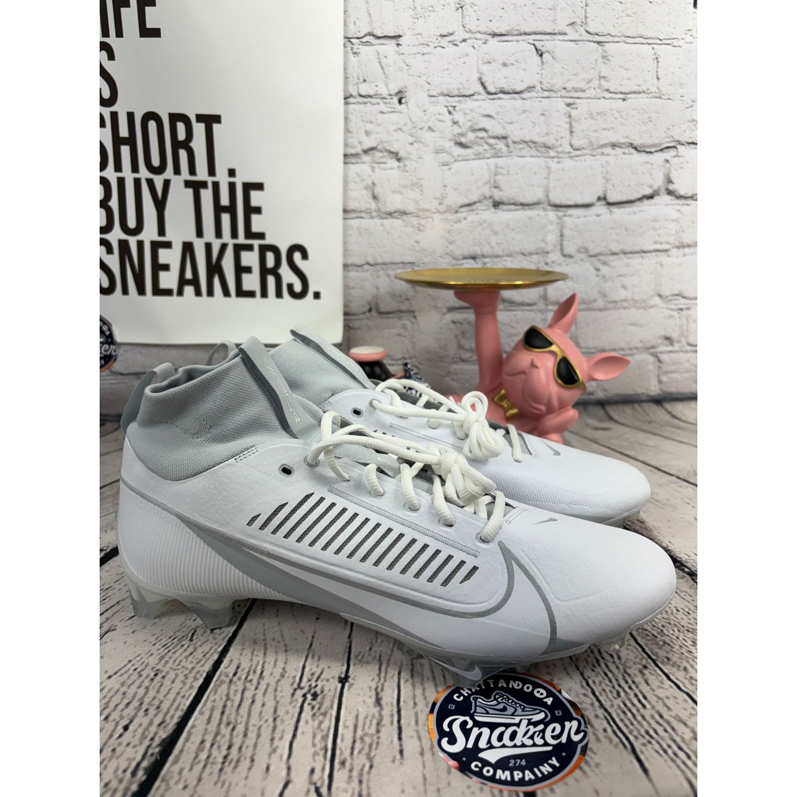 Nike Nike Vapor Edge Pro 360 2 Football Cleats Mens 15 White NEW Size US 15 / EU 48 - 5 Thumbnail
