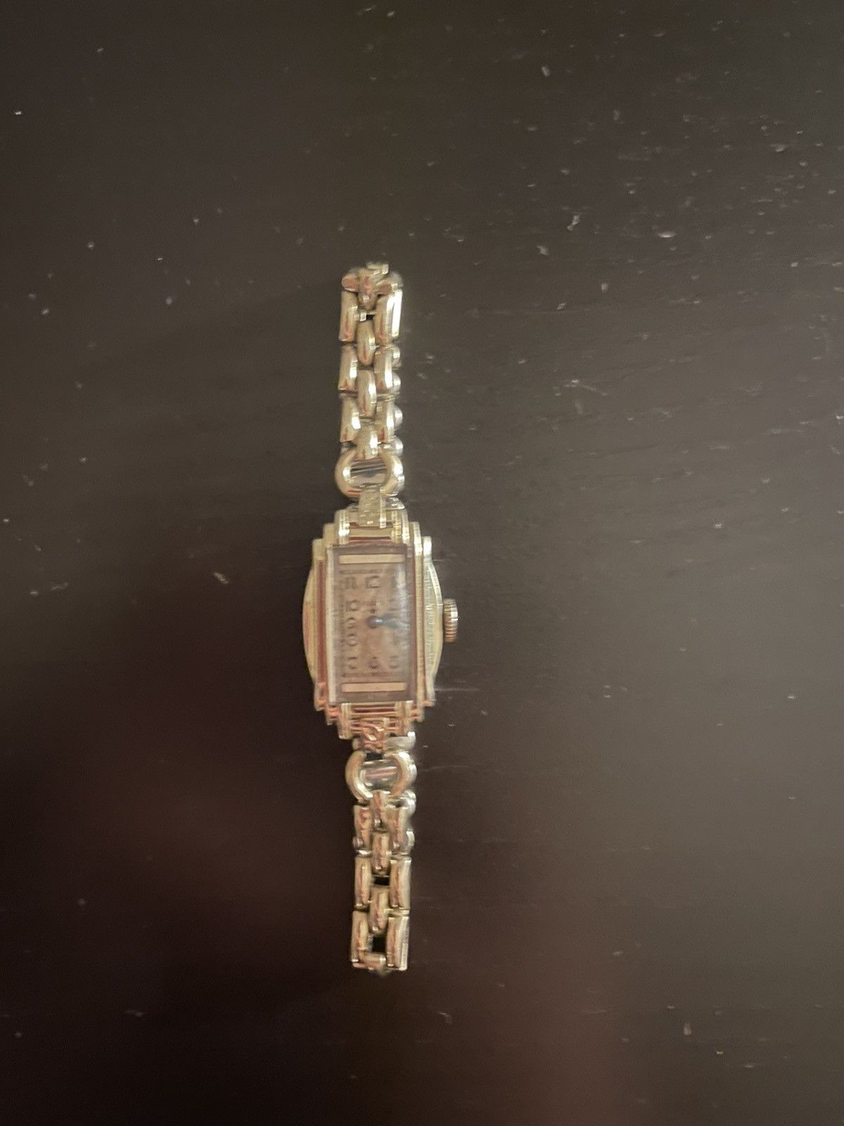 Vintage 14k White Gold Elgin Watch Size ONE SIZE - 1 Thumbnail