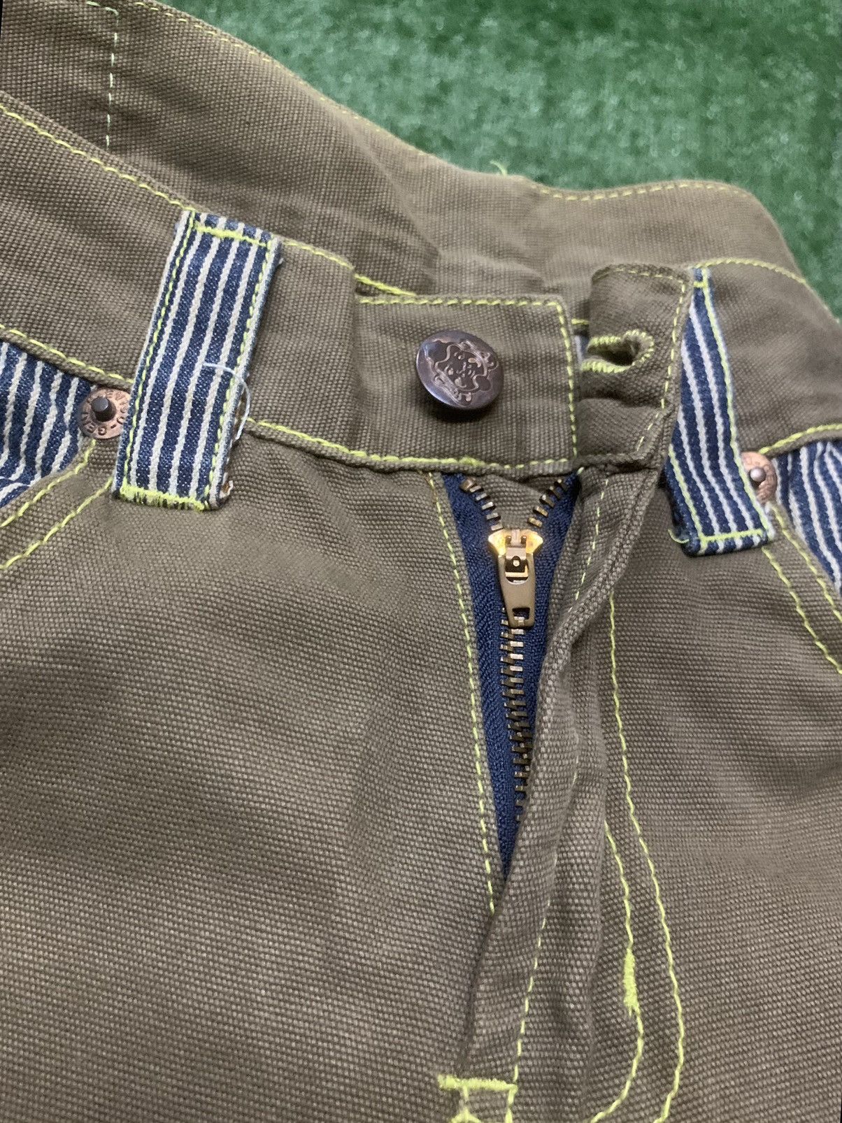 Japanese Brand EVISU HIKORY MULTIPOKET Pants Size US 30 / EU 46 - 15 Thumbnail