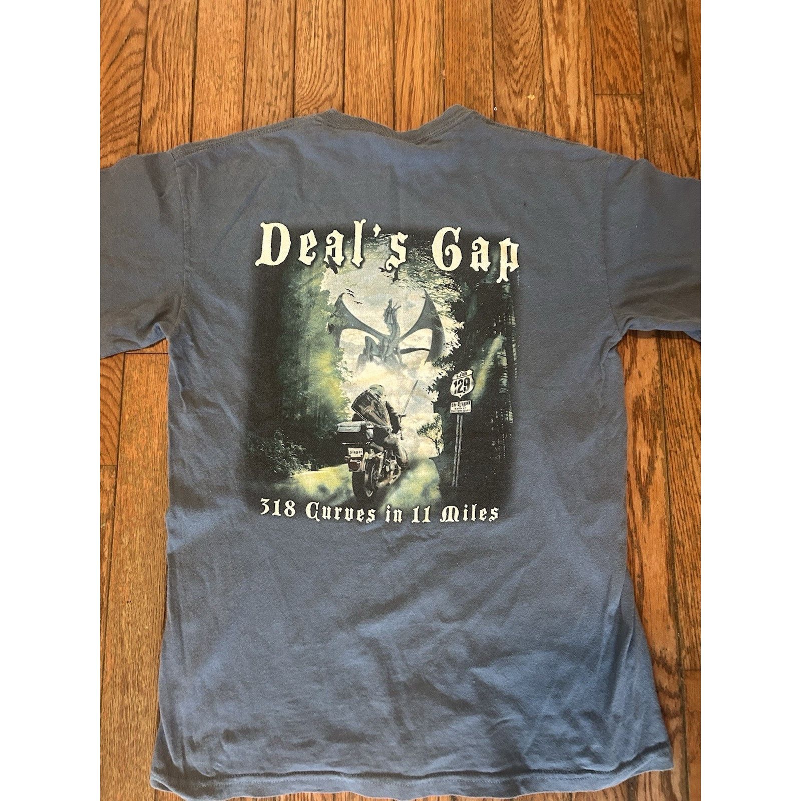 Gildan Deal's Gap Motorcycle Resort T shirt Gildan Gray Adult Med Size US M / EU 48-50 / 2 - 1 Thumbnail