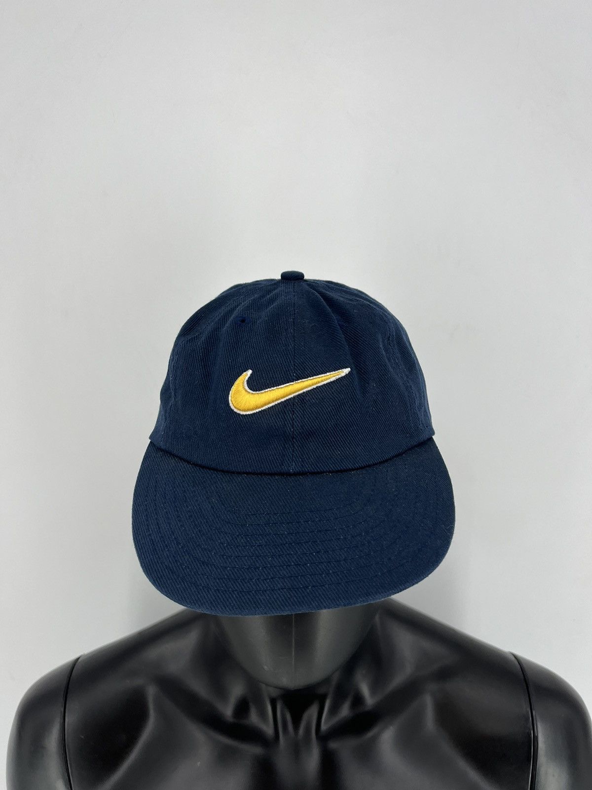 Nike × Vintage Nike 90s Vintage Hat Cap Swoosh Streetwear Hype Size ONE SIZE - 1 Thumbnail