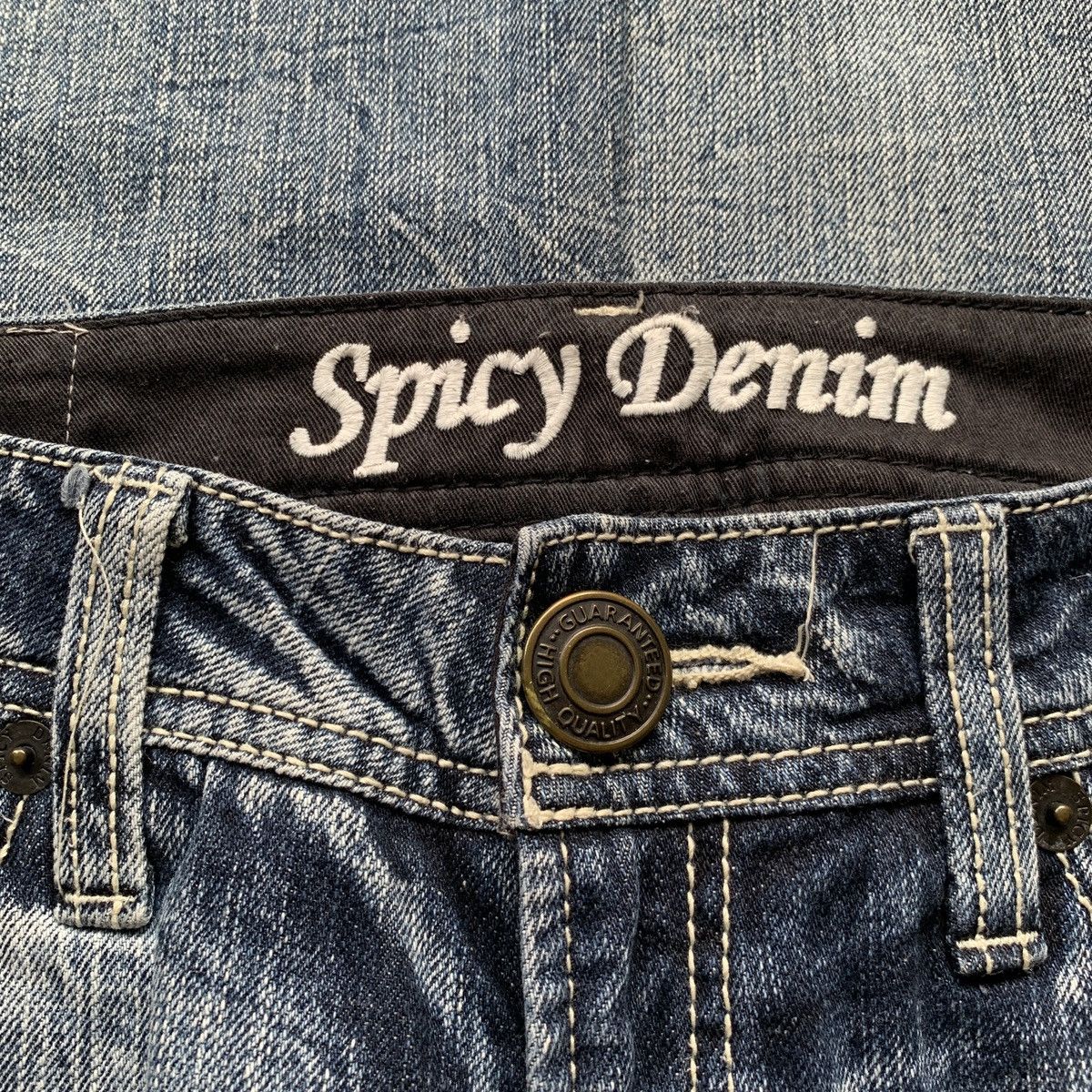 Le Grande Bleu (L.G.B.) Riot Spicy Denim LGB GOA ifsixwasnine Flared Jeans Size US 31 - 7 Thumbnail