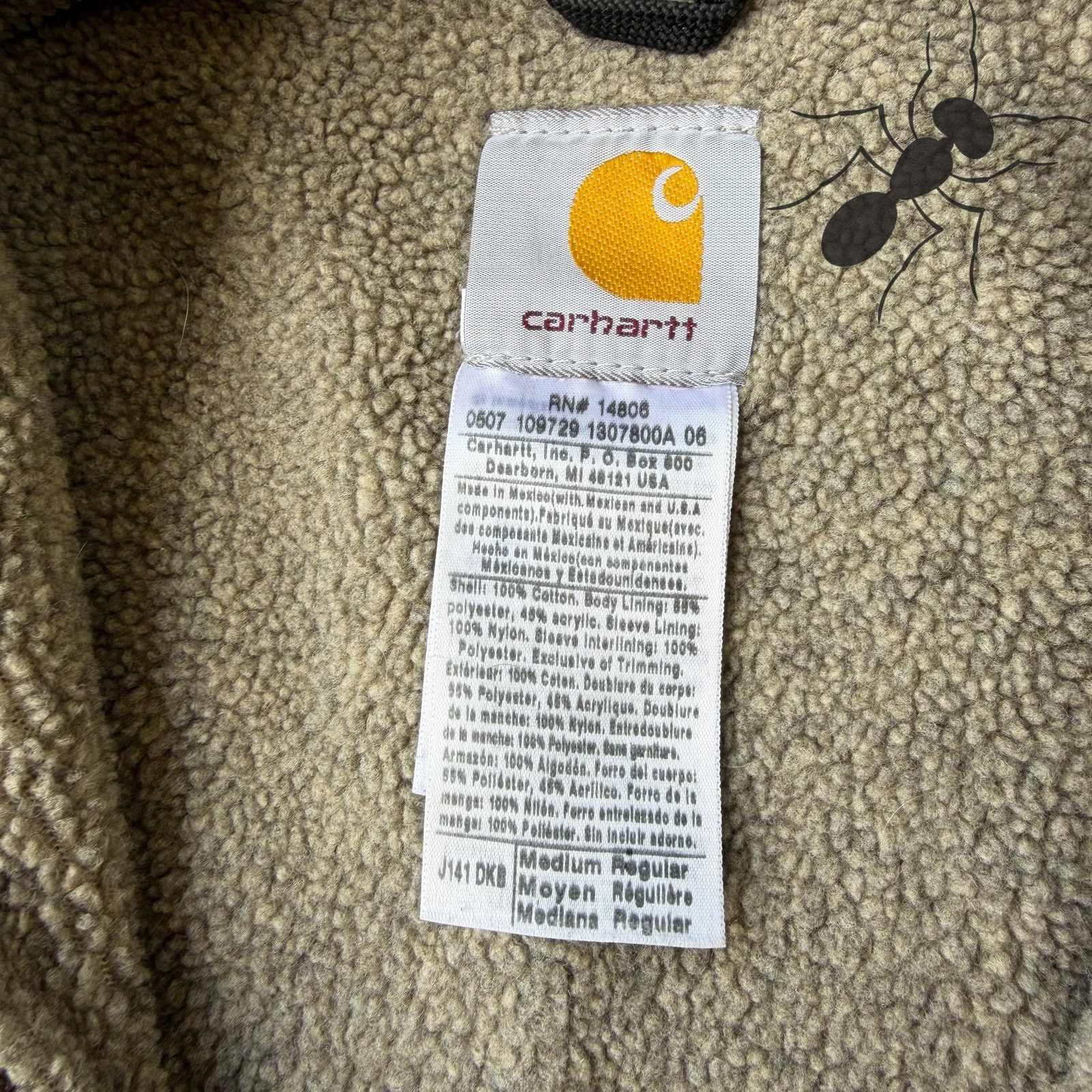Carhartt × Vintage Vintage Y2K Carhartt J141 DKB BROKEN ZIP brown sierra jacket Size US M / EU 48-50 / 2 - 6 Thumbnail