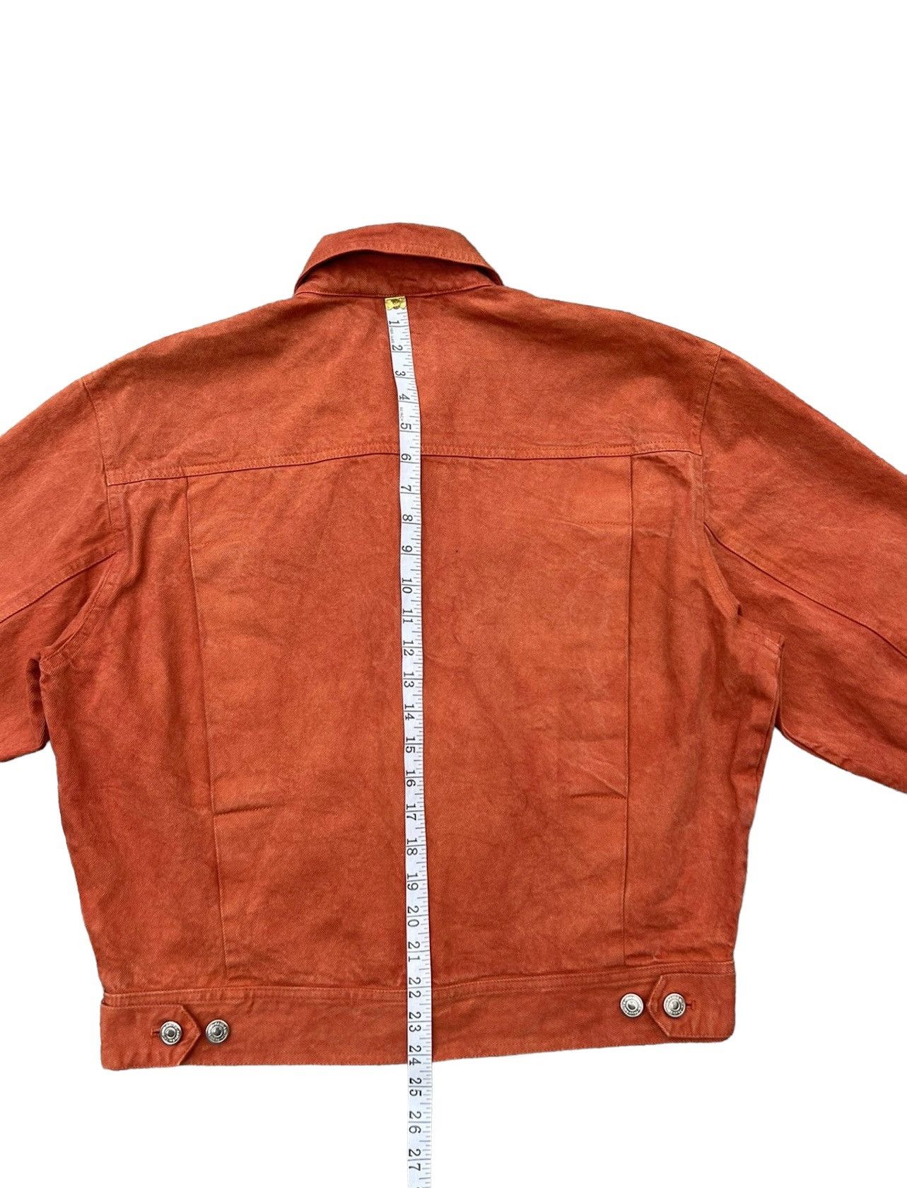 Paul Smith Vintage Paul Smith Orange Denim Oversized Jacket Size US M / EU 48-50 / 2 - 5 Thumbnail
