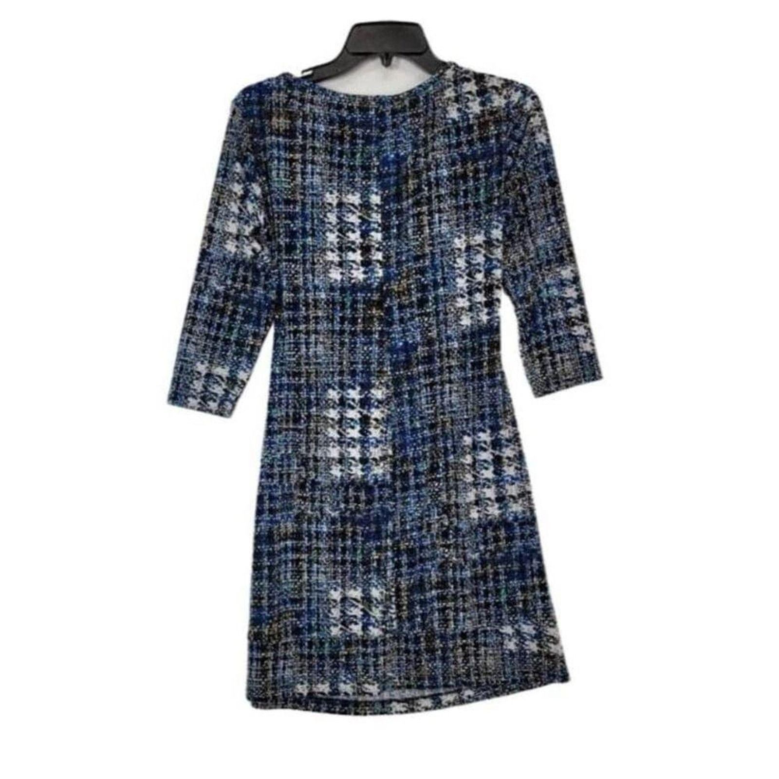 Donna Morgan Donna Morgan Abstract Print Belted Dress Retro Vibes M Size M / US 6-8 / IT 42-44 - 3 Thumbnail