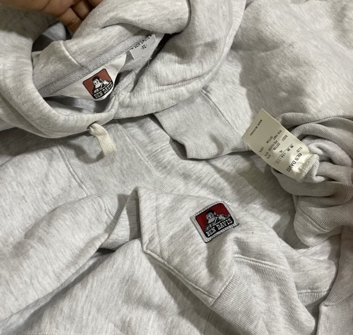 Ben Davis × Vintage 00s BEN DAVIS VINTAGE STREETWEAR OVERSIZE HOODIE Size US XL / EU 56 / 4 - 3 Thumbnail