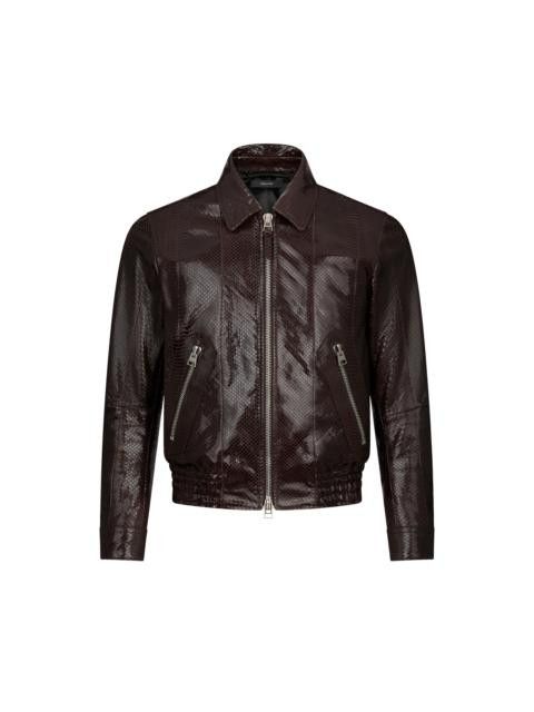 Tom Ford o1w1db10125 LBS059 Leather Jacket in Brown Size US L / EU 52-54 / 3 - 1 Thumbnail