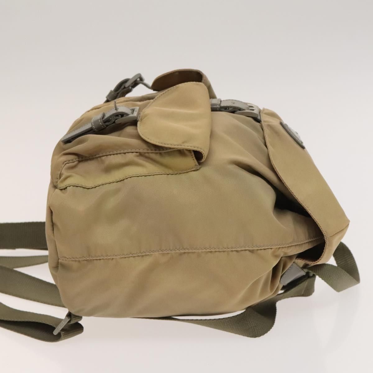Prada PRADA Backpack Nylon Beige Silver Size ONE SIZE - 5 Thumbnail