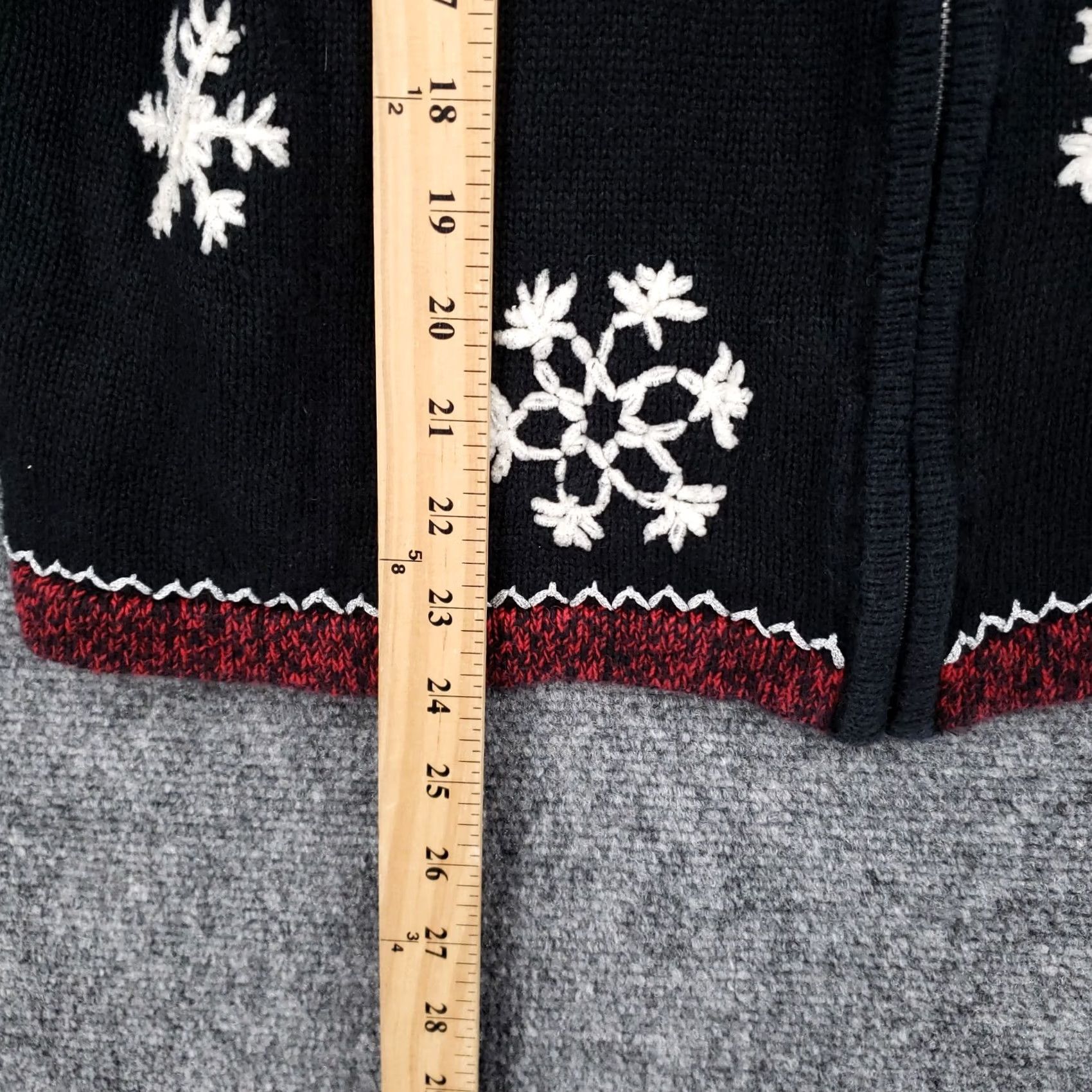 Vintage VINTAGE Reference Point Sweater Women L Large Black Santa Ugly Christmas 90s Size L / US 10 / IT 46 - 6 Thumbnail