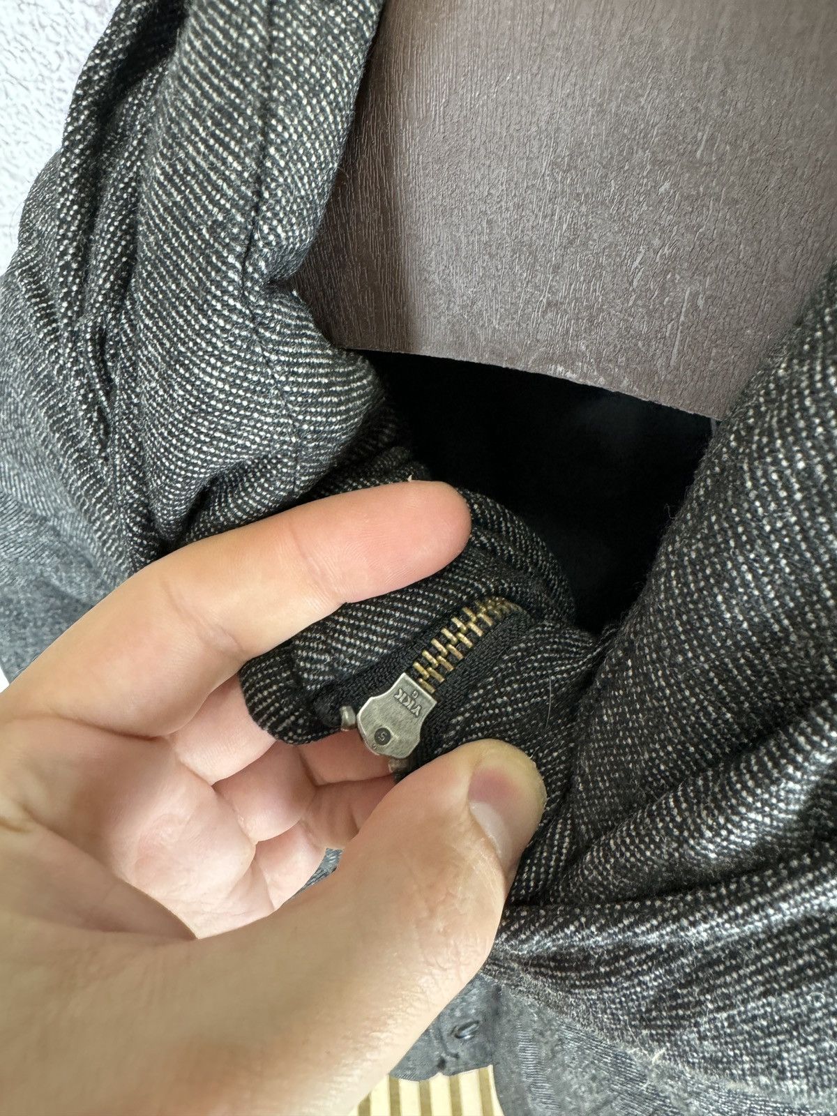 Japanese Brand Urban Research Doors grey wool down quilted jacket coat Size US M / EU 48-50 / 2 - 10 Thumbnail