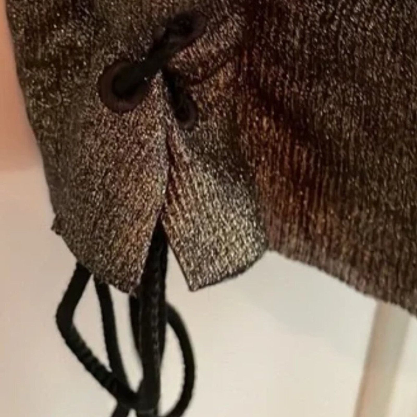 Ann Demeulemeester Ann Demeulemeester sleeveless top bronze Size L / US 10 / IT 46 - 4 Thumbnail