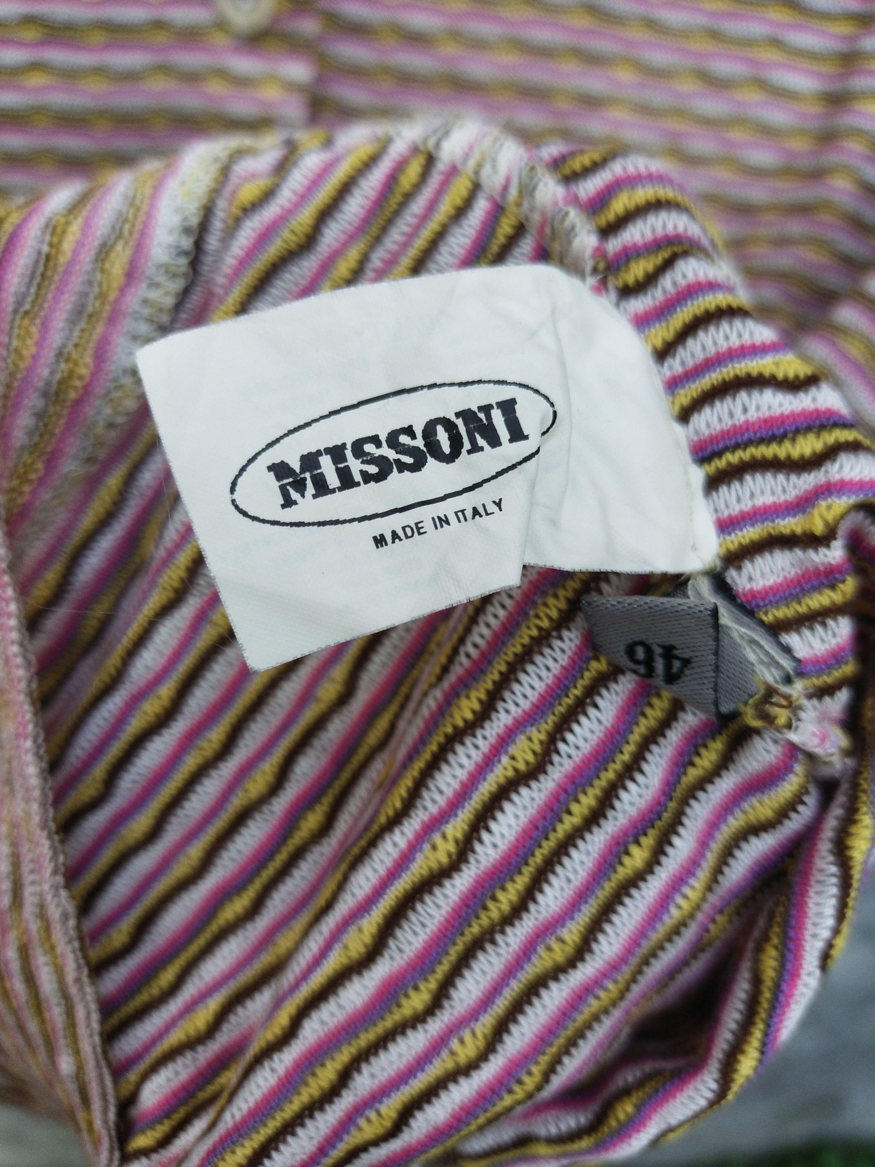 Missoni Vintage Sport Missoni Textured Knit Button Up Size S / US 4 / IT 40 - 5 Thumbnail