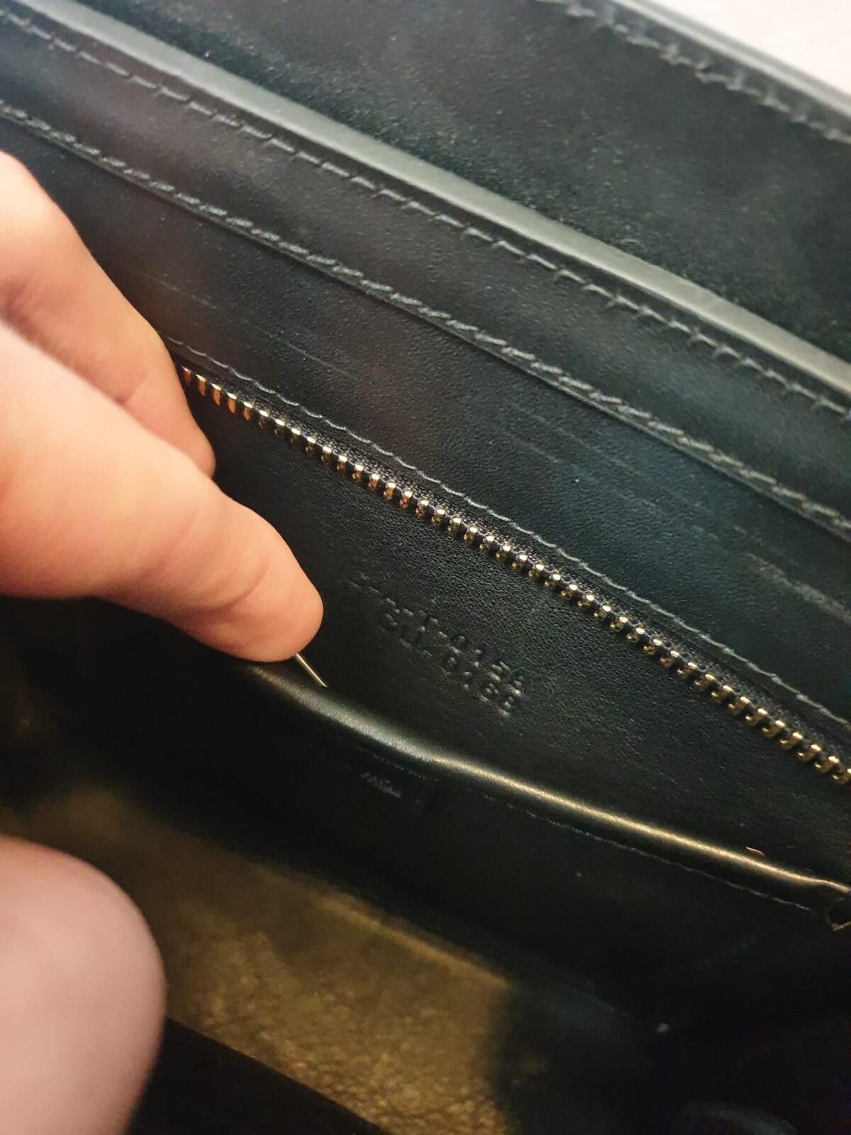 Celine Celine - Black Mini Luggage Tote Bag with Gold Hardware Size ONE SIZE - 5 Thumbnail