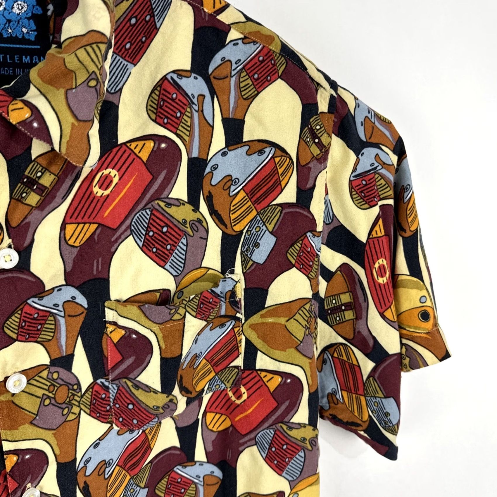 Vintage Rowdy Gentleman Golf Club XXL Button Print Hawaiian Shirt Size US XXL / EU 58 / 5 - 5 Thumbnail