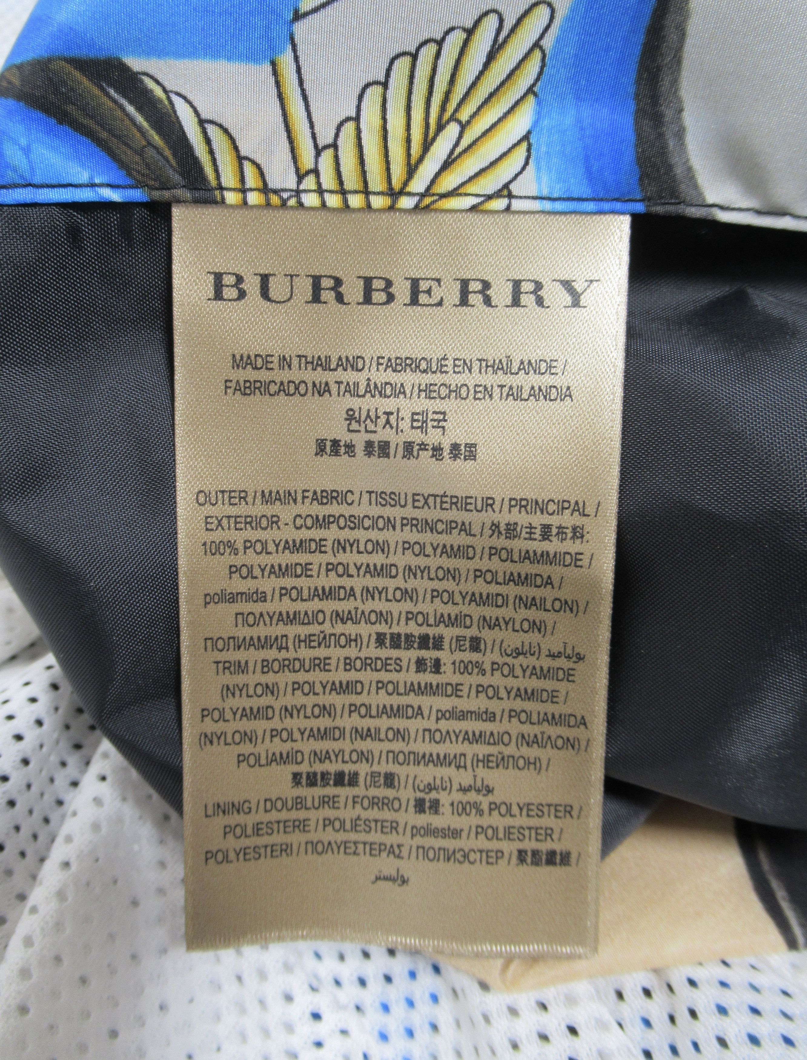 Burberry Burberry London England Graffiti Print Nylon Bomber Jacket Size US L / EU 52-54 / 3 - 9 Thumbnail