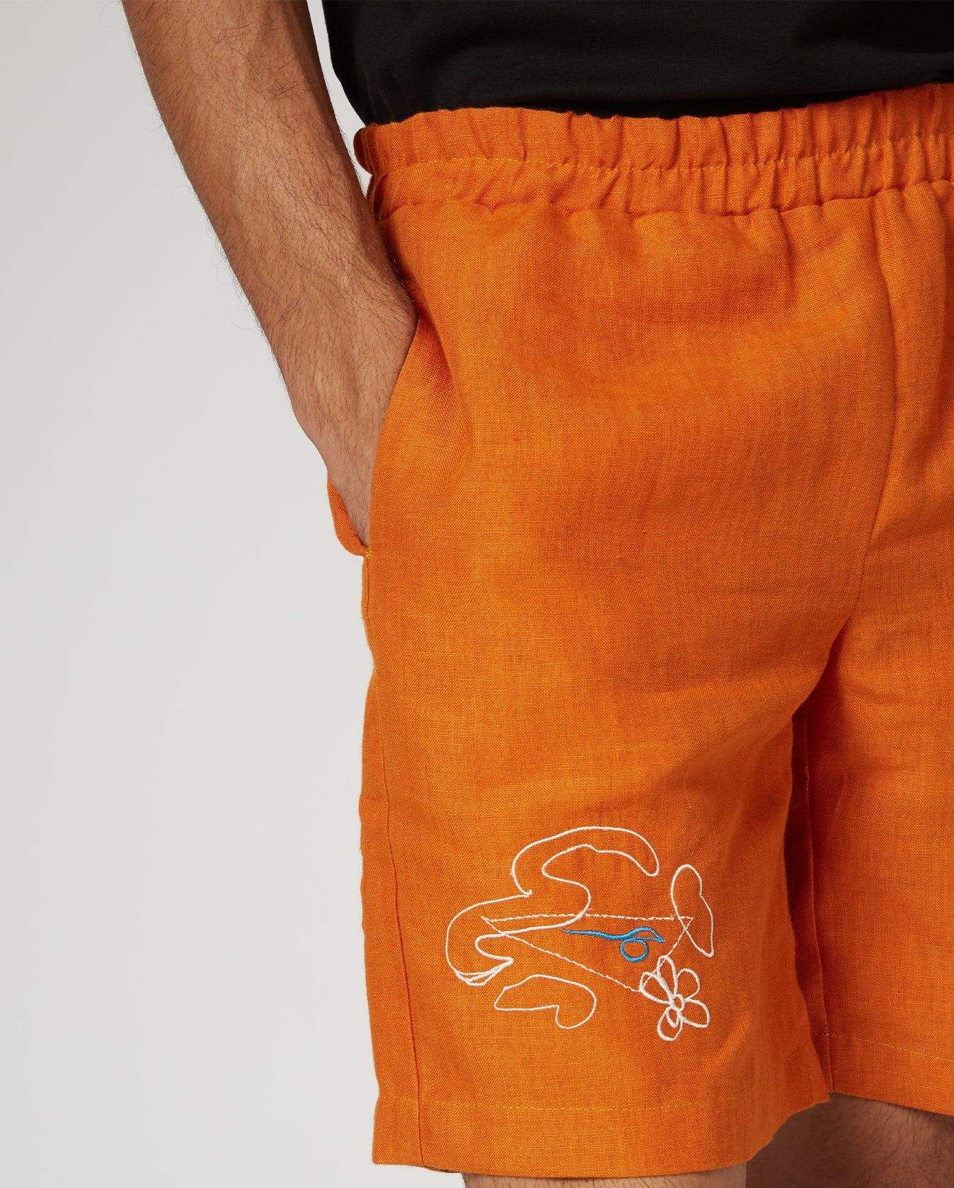 Bethany Williams CRAFT LEGACY EMBROIDERED SUMMER SHORTS Size US 30 / EU 46 - 6 Thumbnail